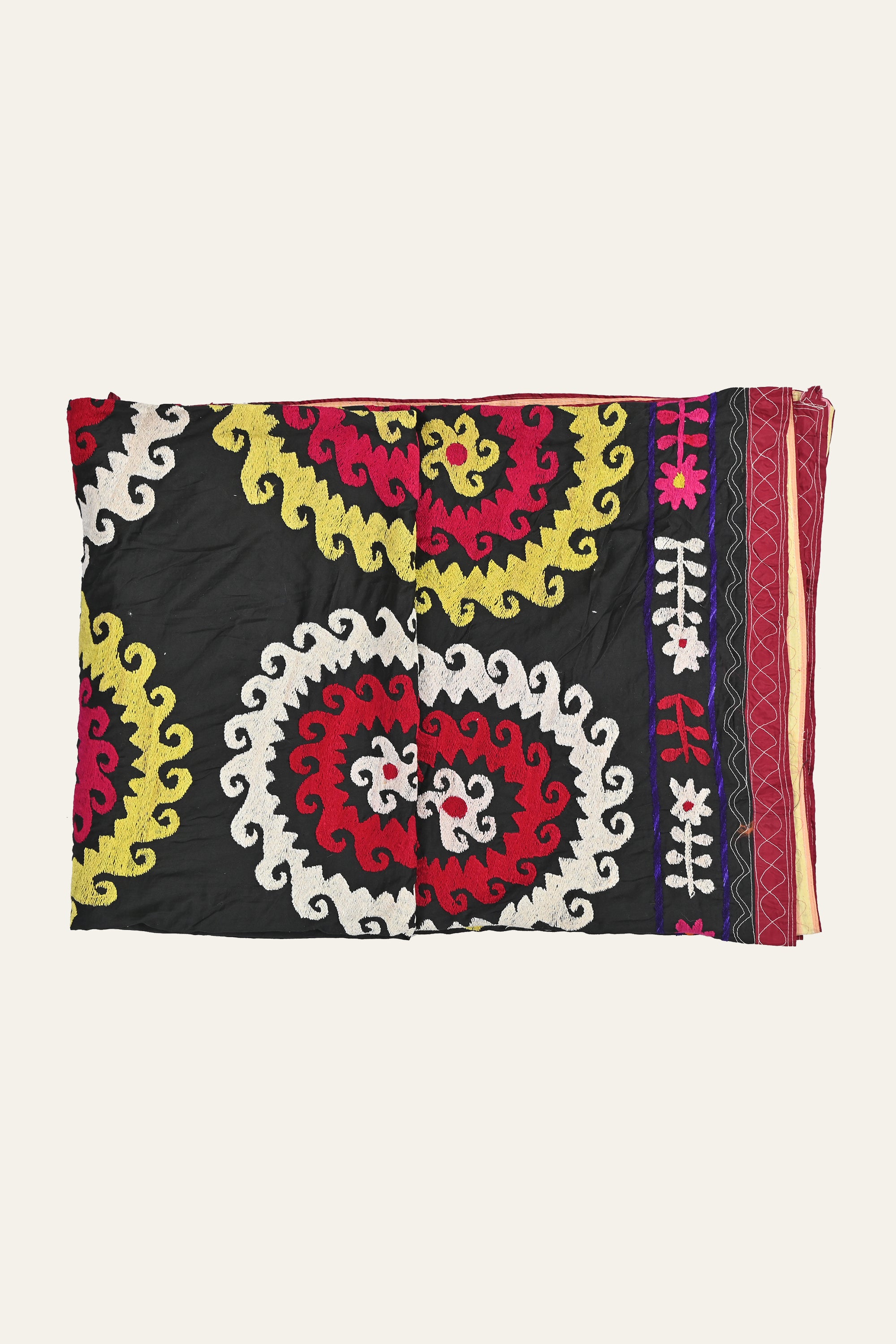 Suzani tapestry wall art for luxury interiors