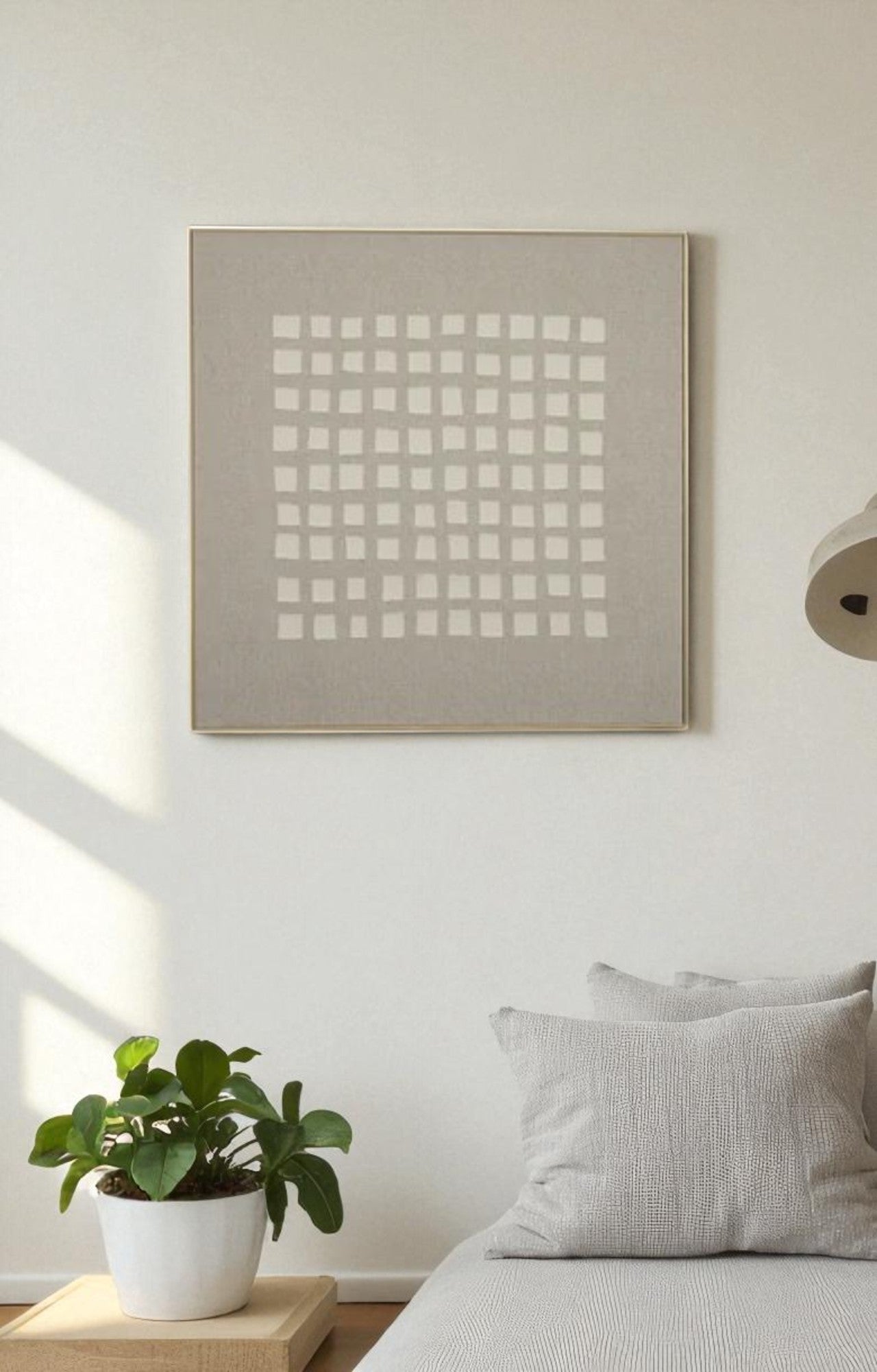 Blocks Texture Hand painted Canvas Frame
