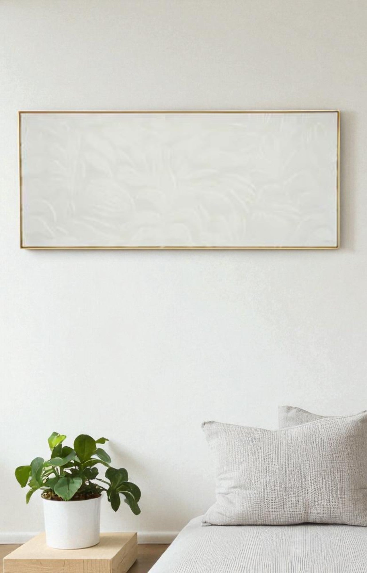 Floral Abstract 3D Art Relief on Canvas