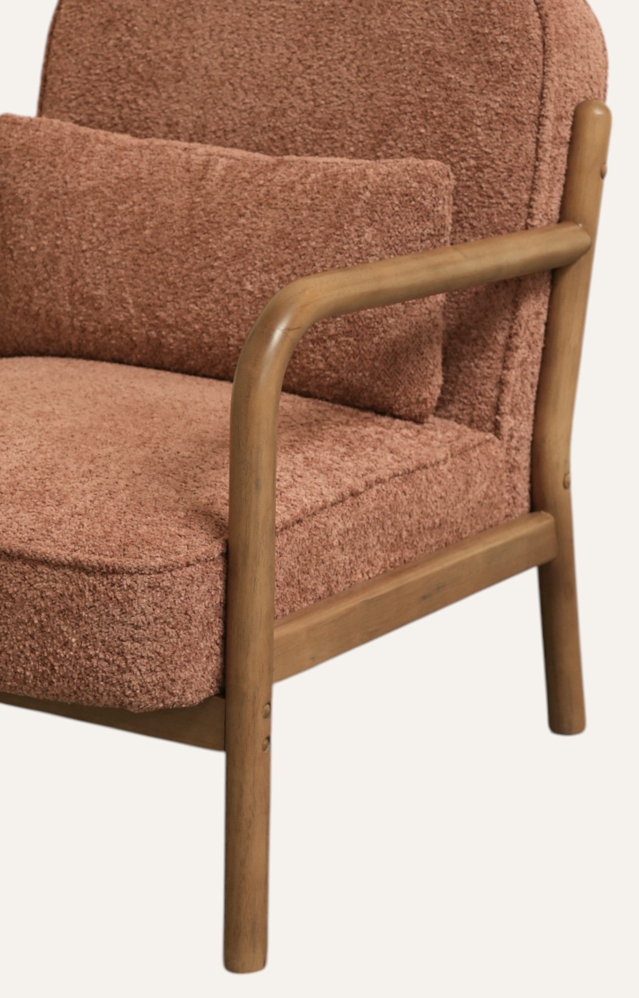 wooden armchair