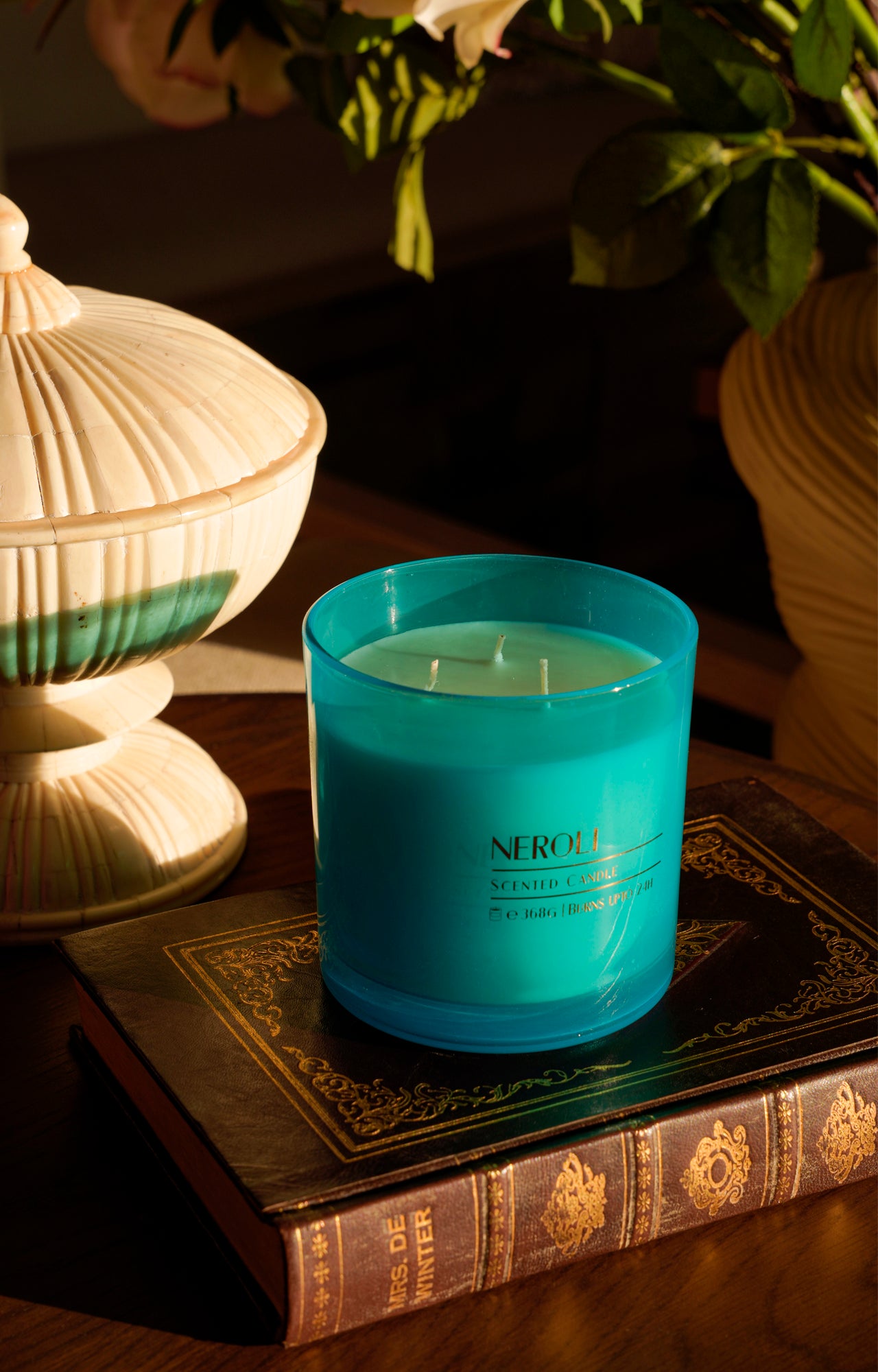 Decorative Neroli scented candle