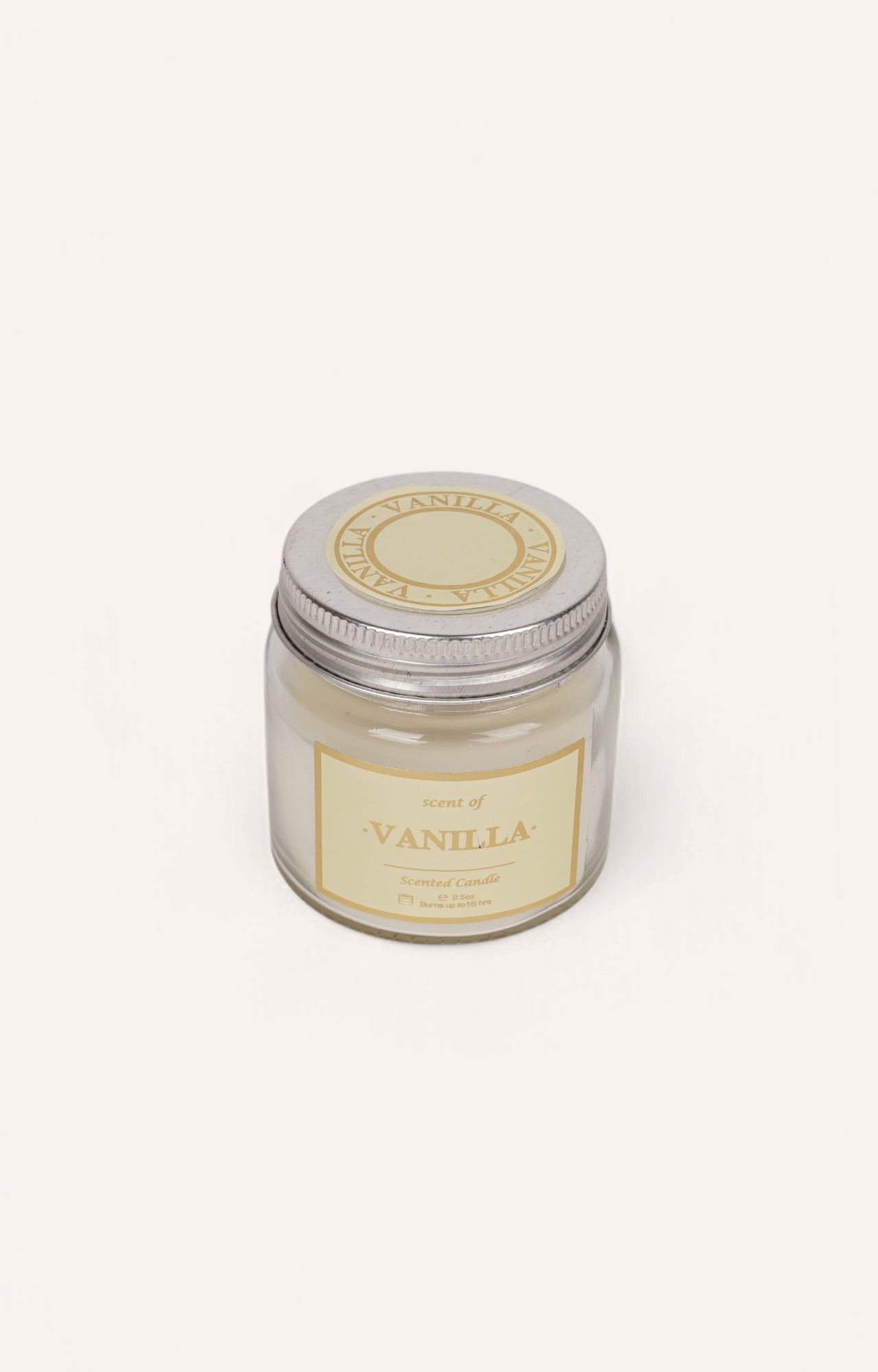 vanilla scented candle