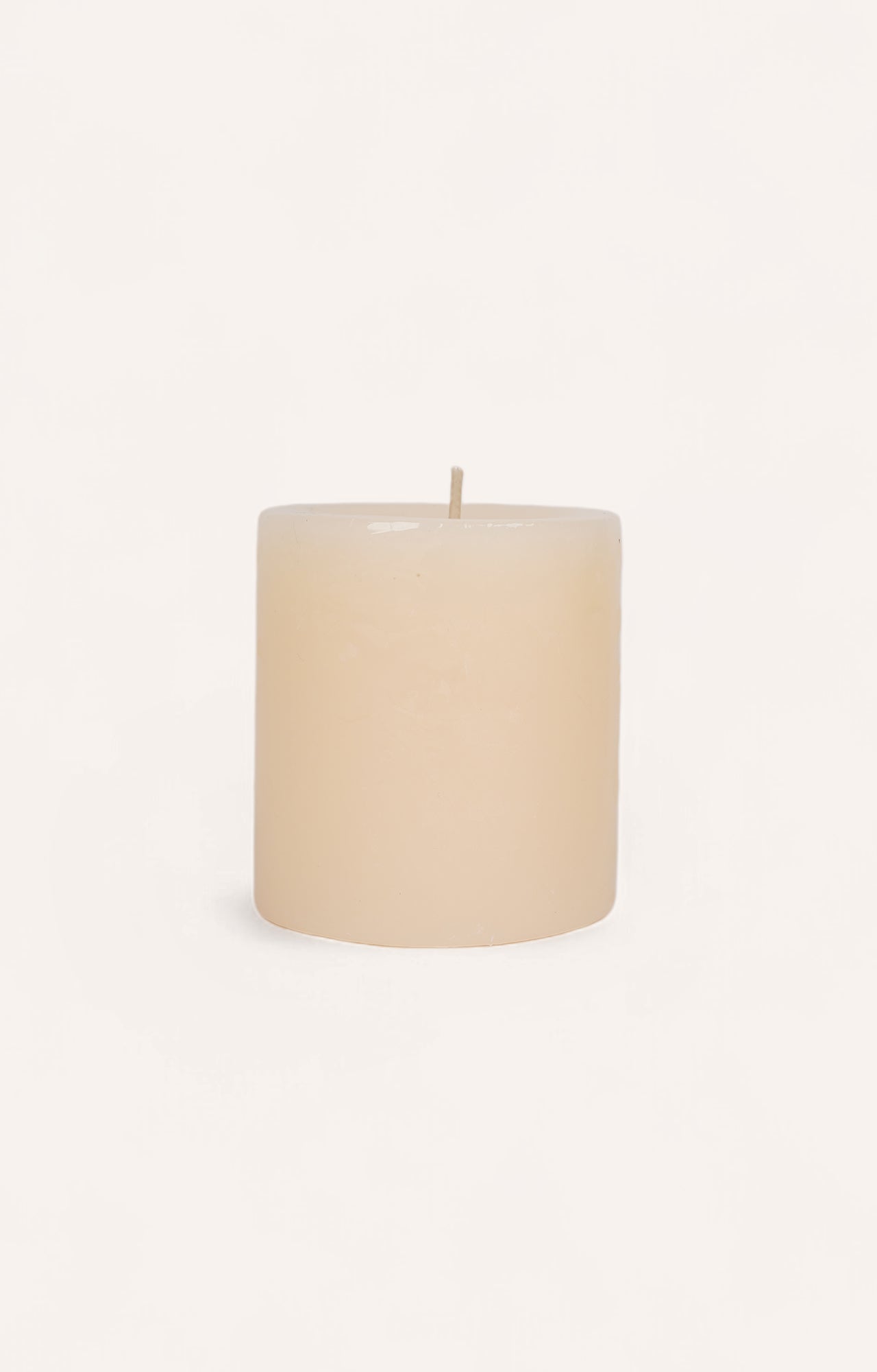 off-white candle