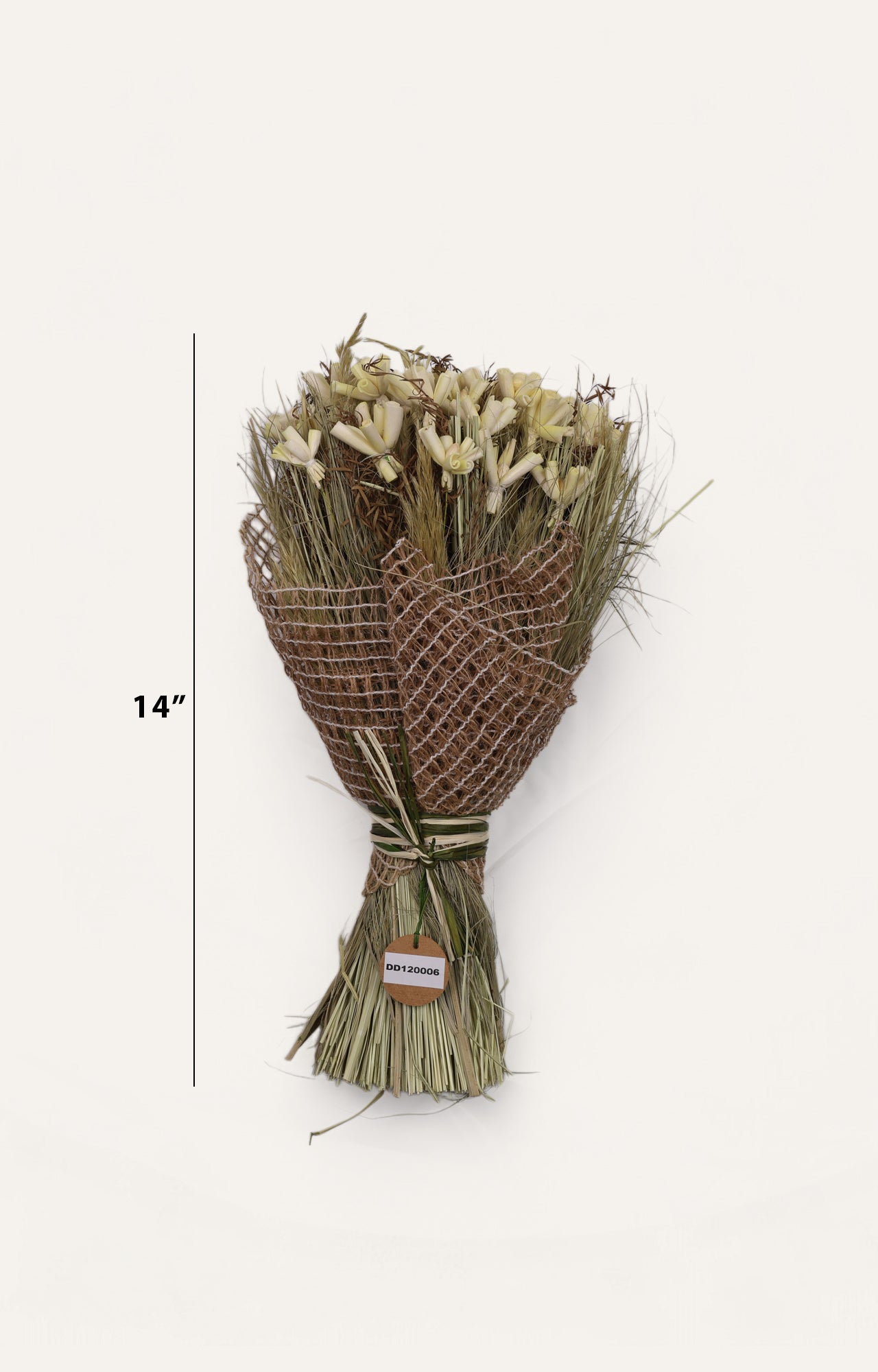 Decorative neck-tied bouquet