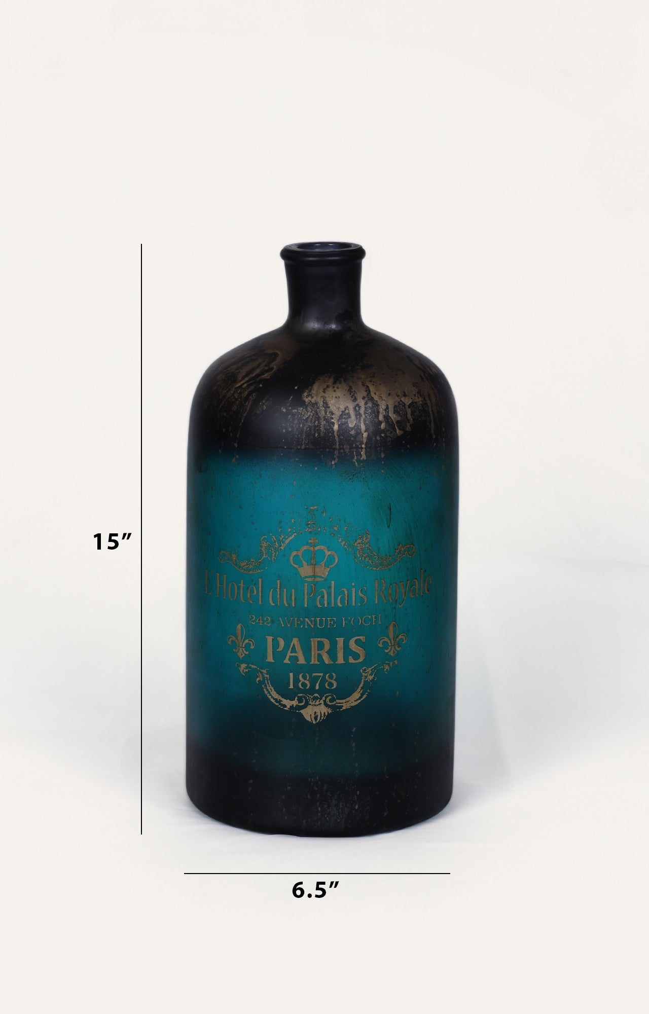 Antic Victorian Colored glass Bottle