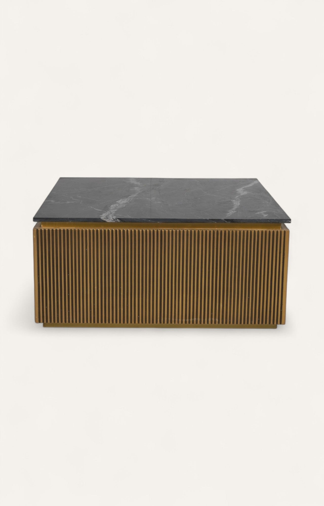Coffee table with marble top