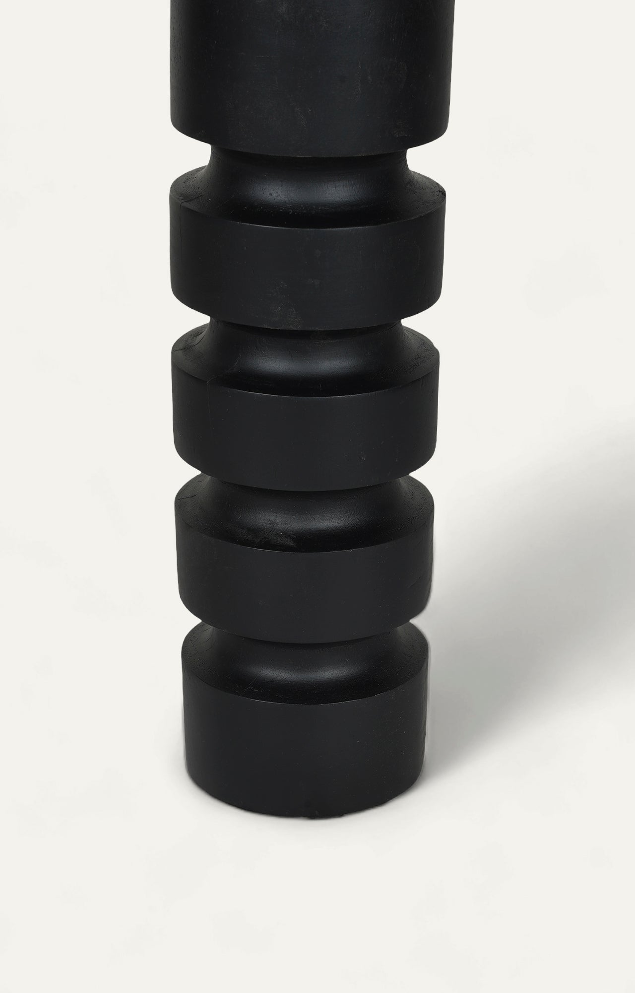 Layered cylindrical wooden Candle Stand