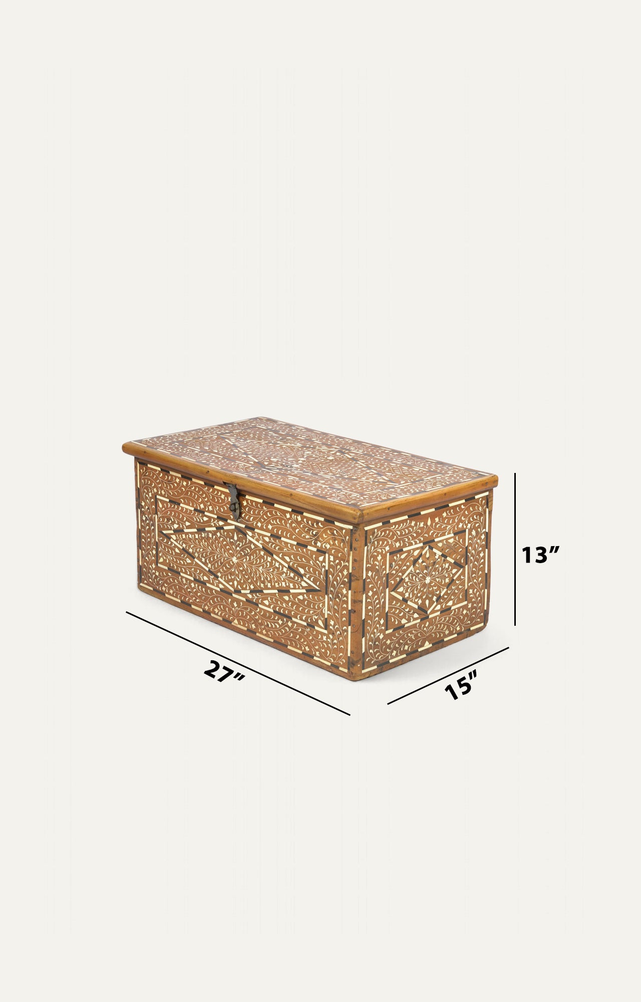 The King's Decorative Wooden Box_size
