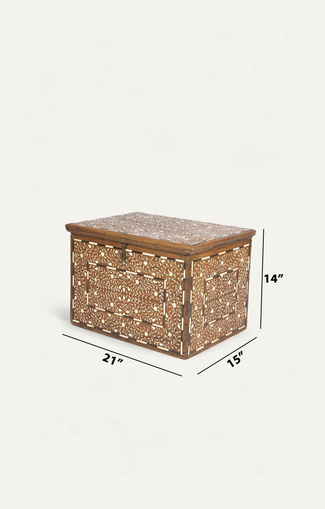 The Wazir's Decorative Wooden Box_size