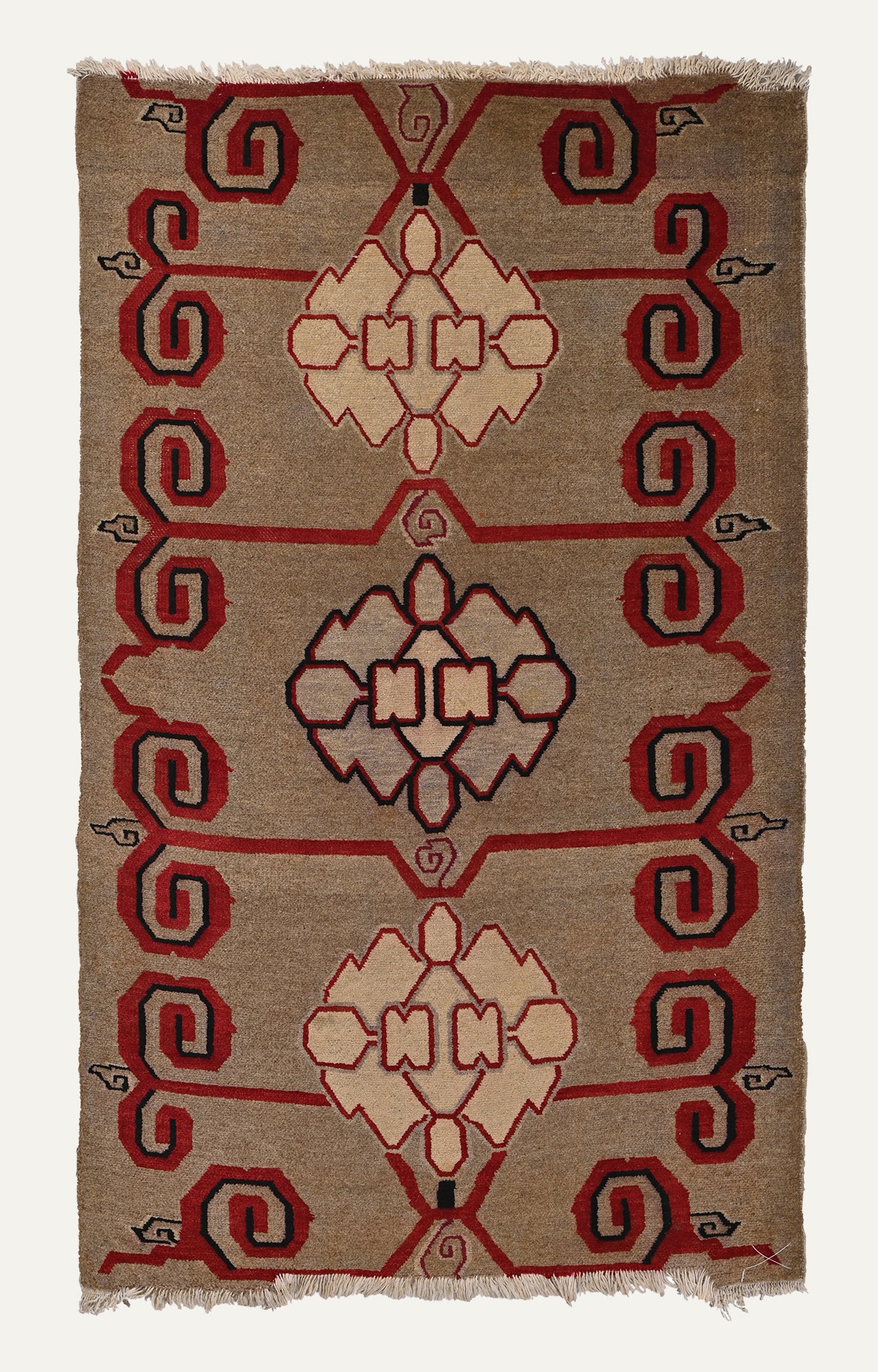 Tibetan Carpet in Fawn color