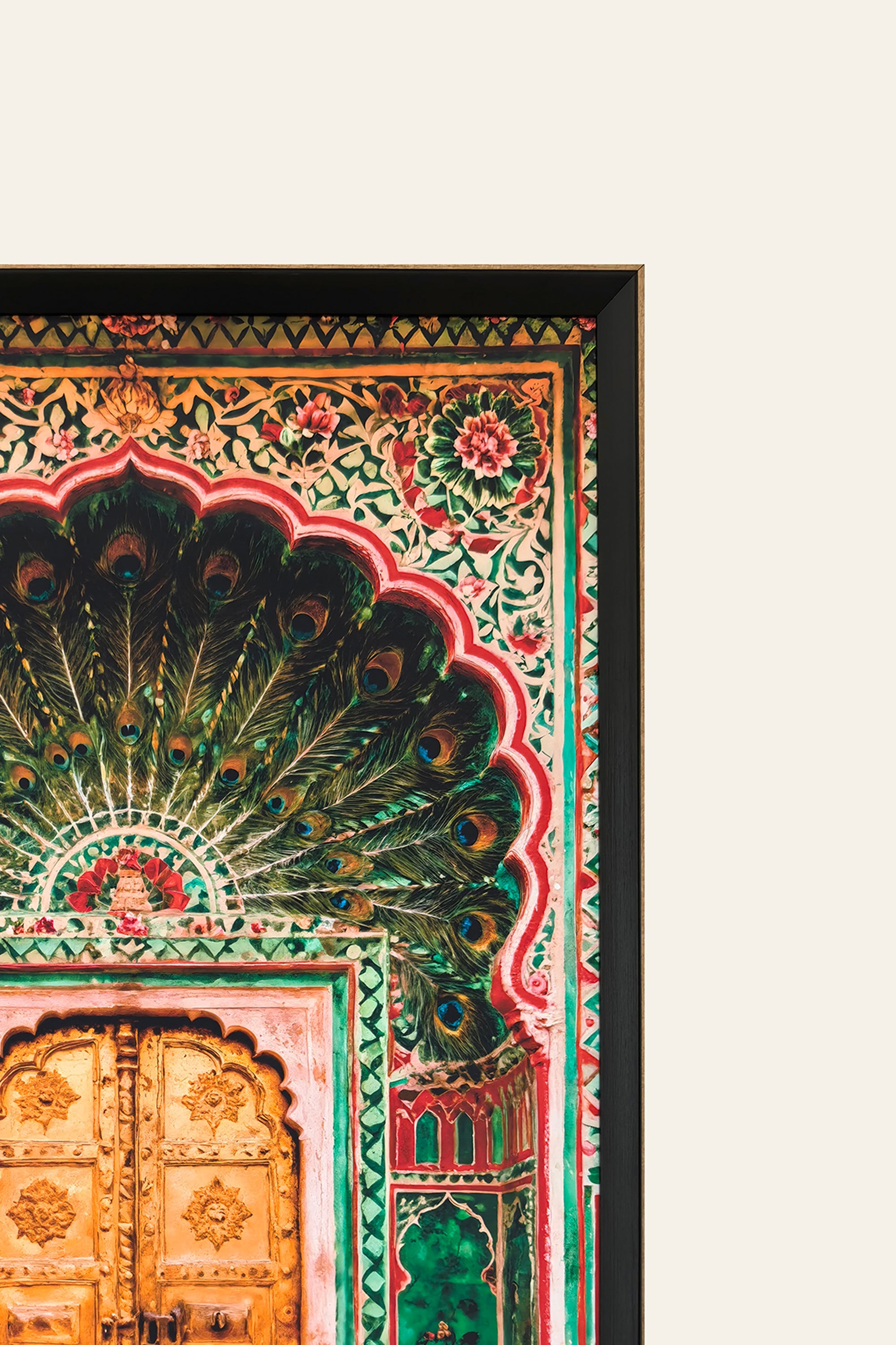 Traditional Jaipur gate artwork