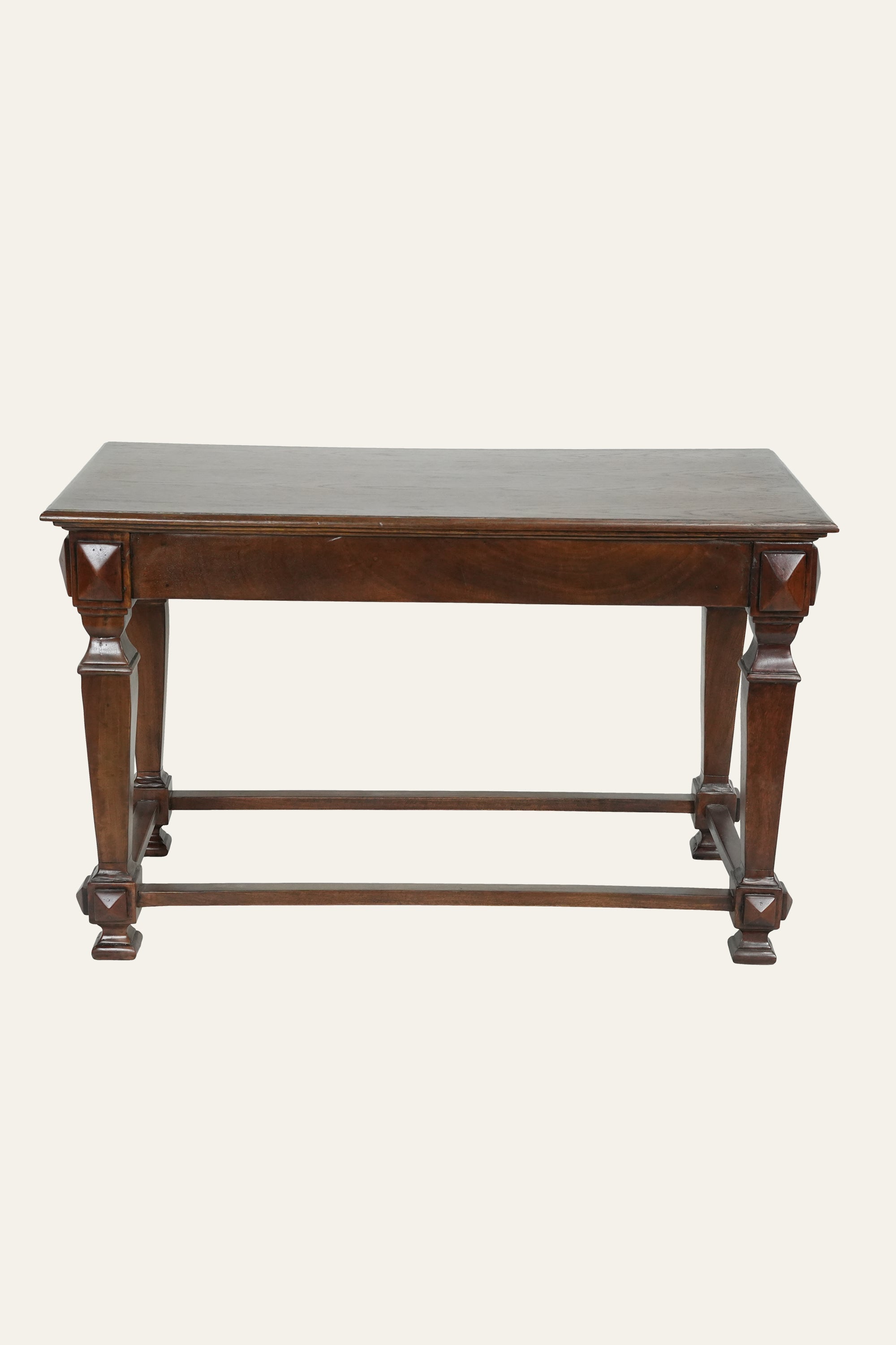 Traditional wooden hallway console table