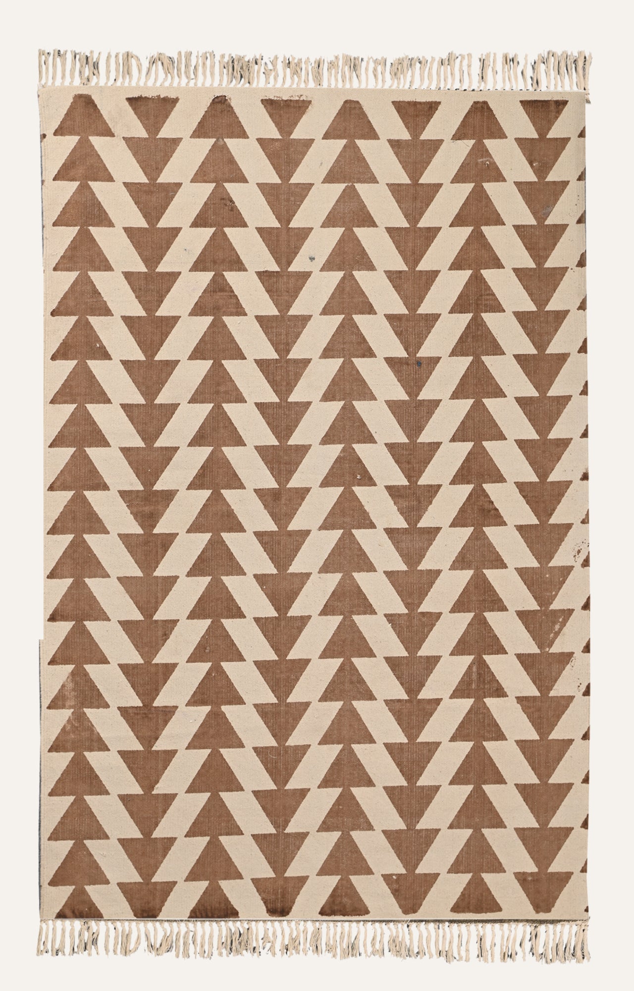 Triangles Cotton Rug