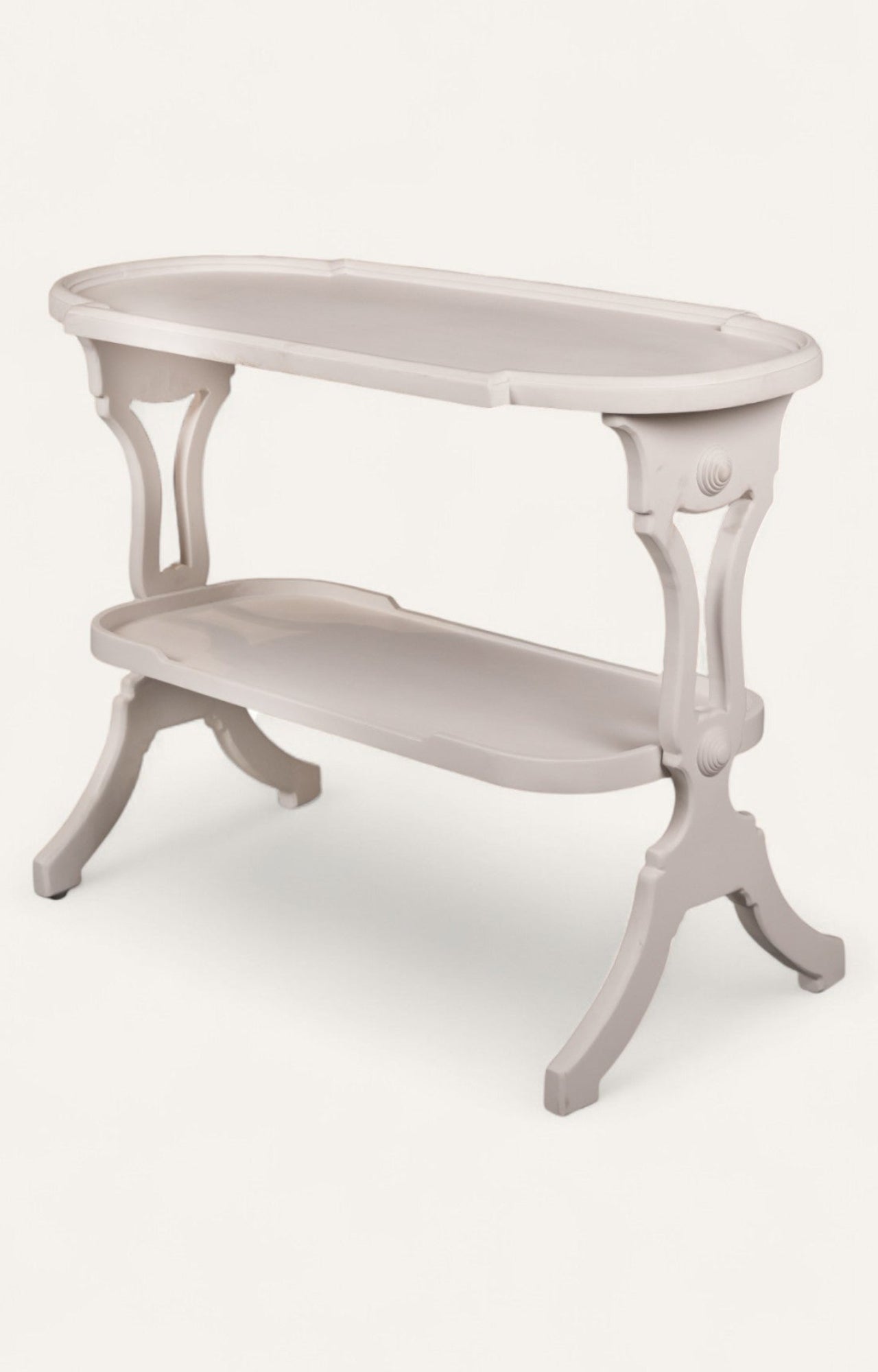 Two-Tier Oval Shelf shelve