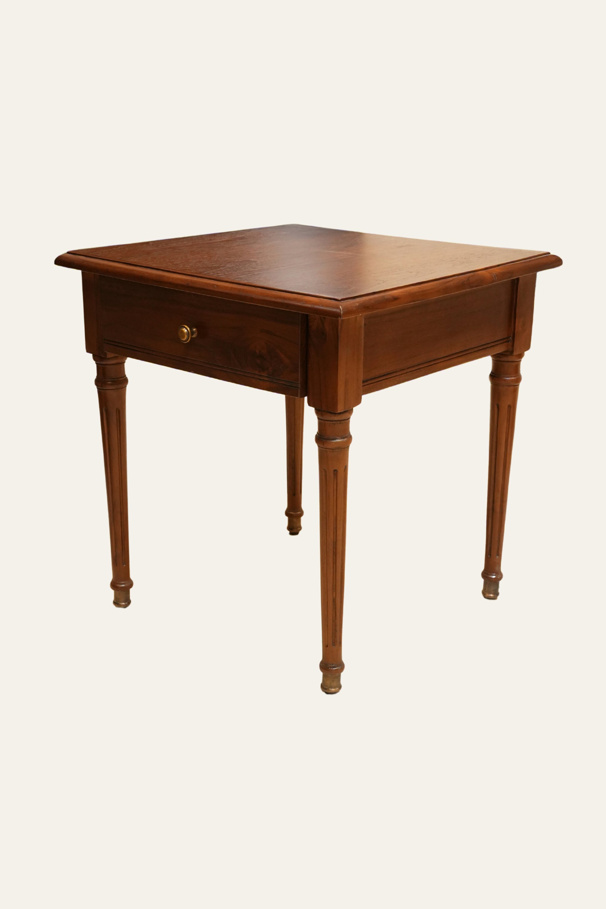 Compact Wooden Bedside Table with Storage Drawer