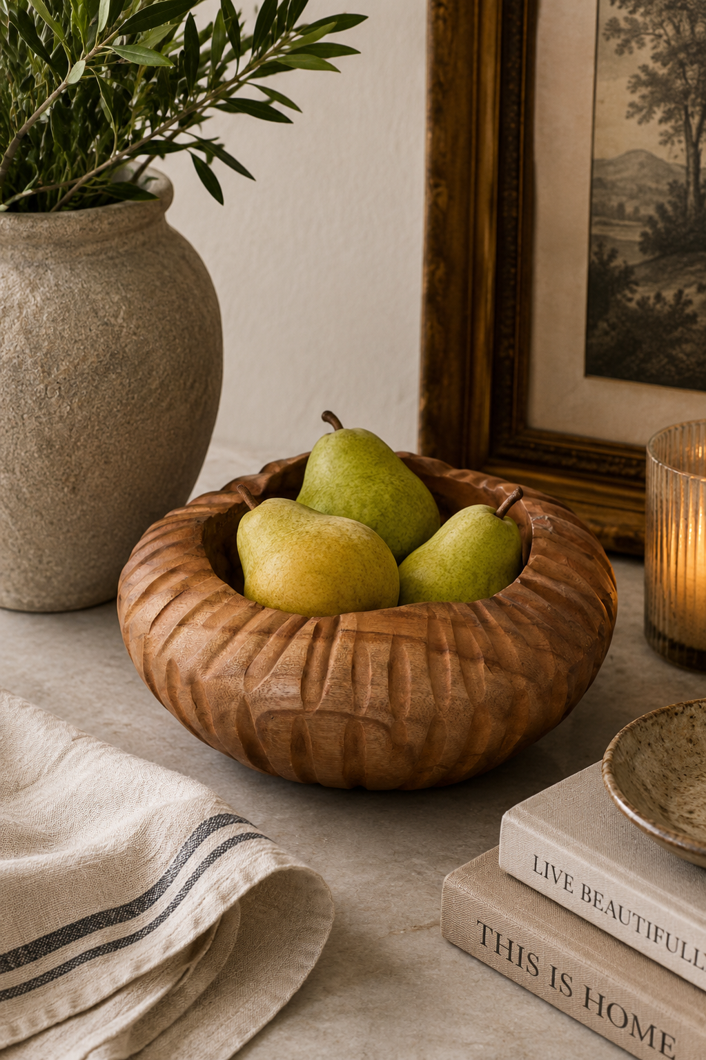 Wood Decorative Bowl