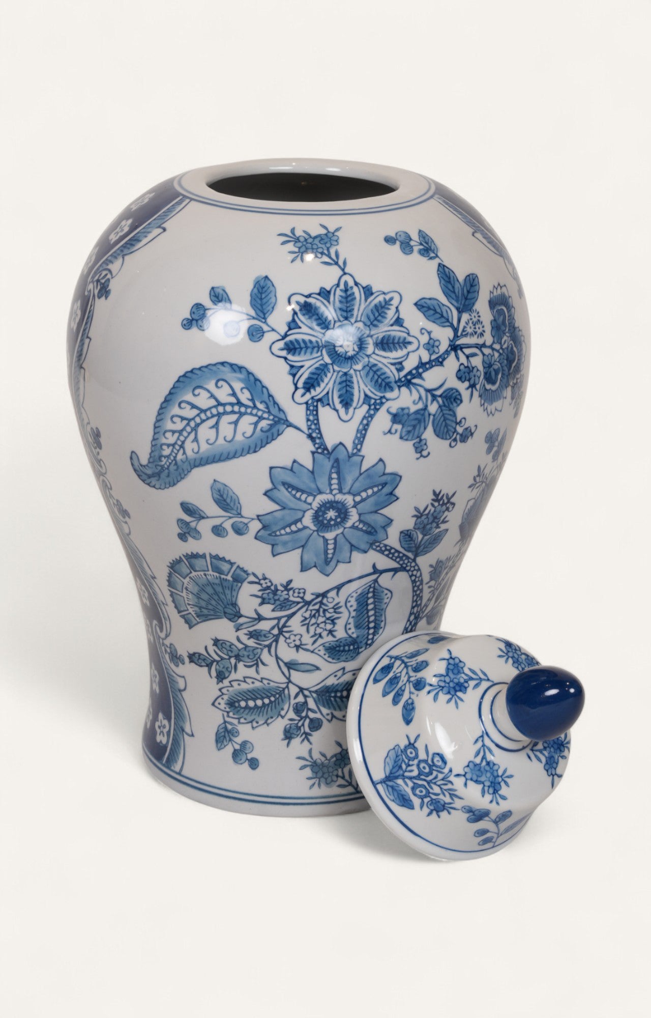 ceramic jar with lid