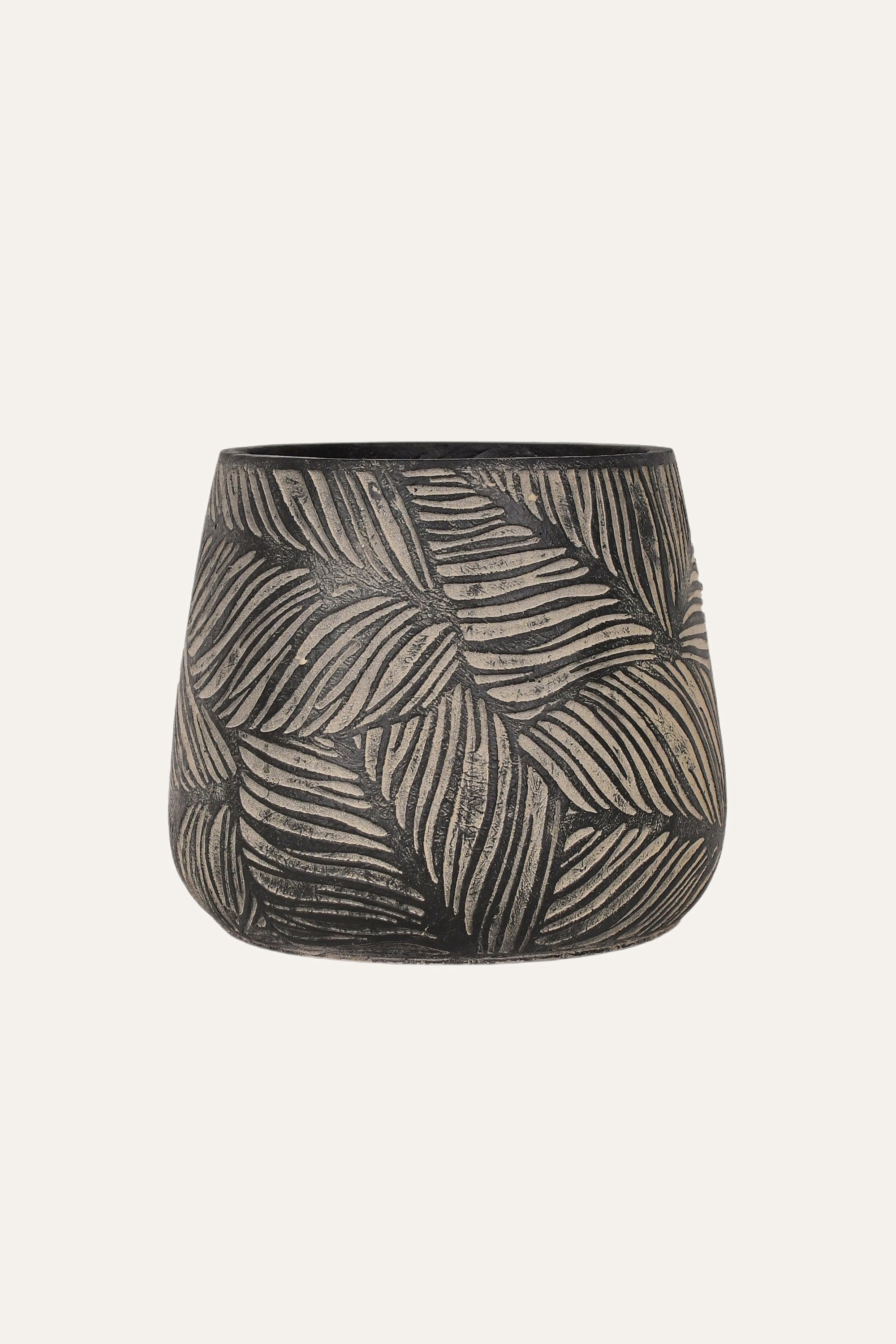 Black Terracotta Vase