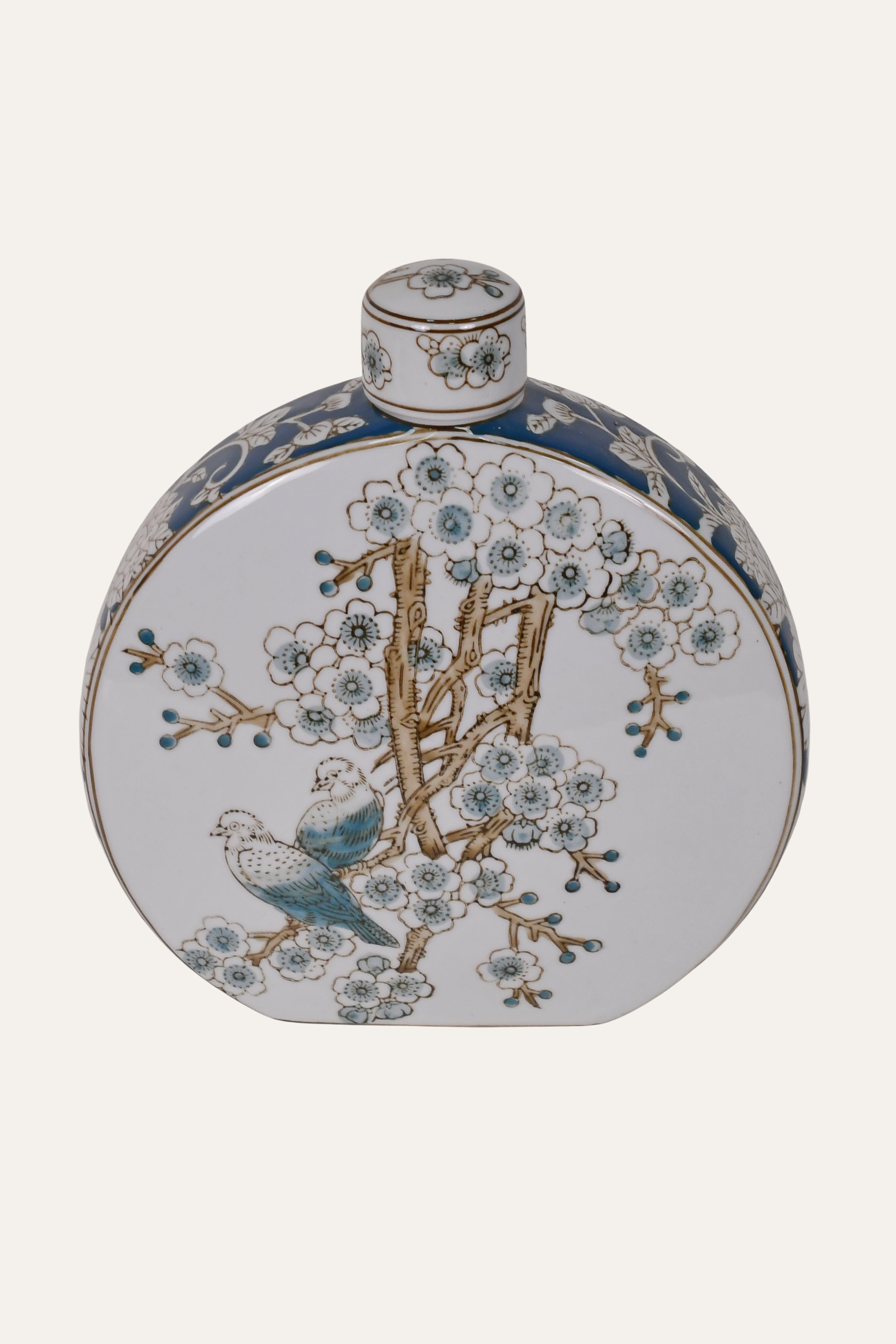 Decorative Porcelain Lidded Jar