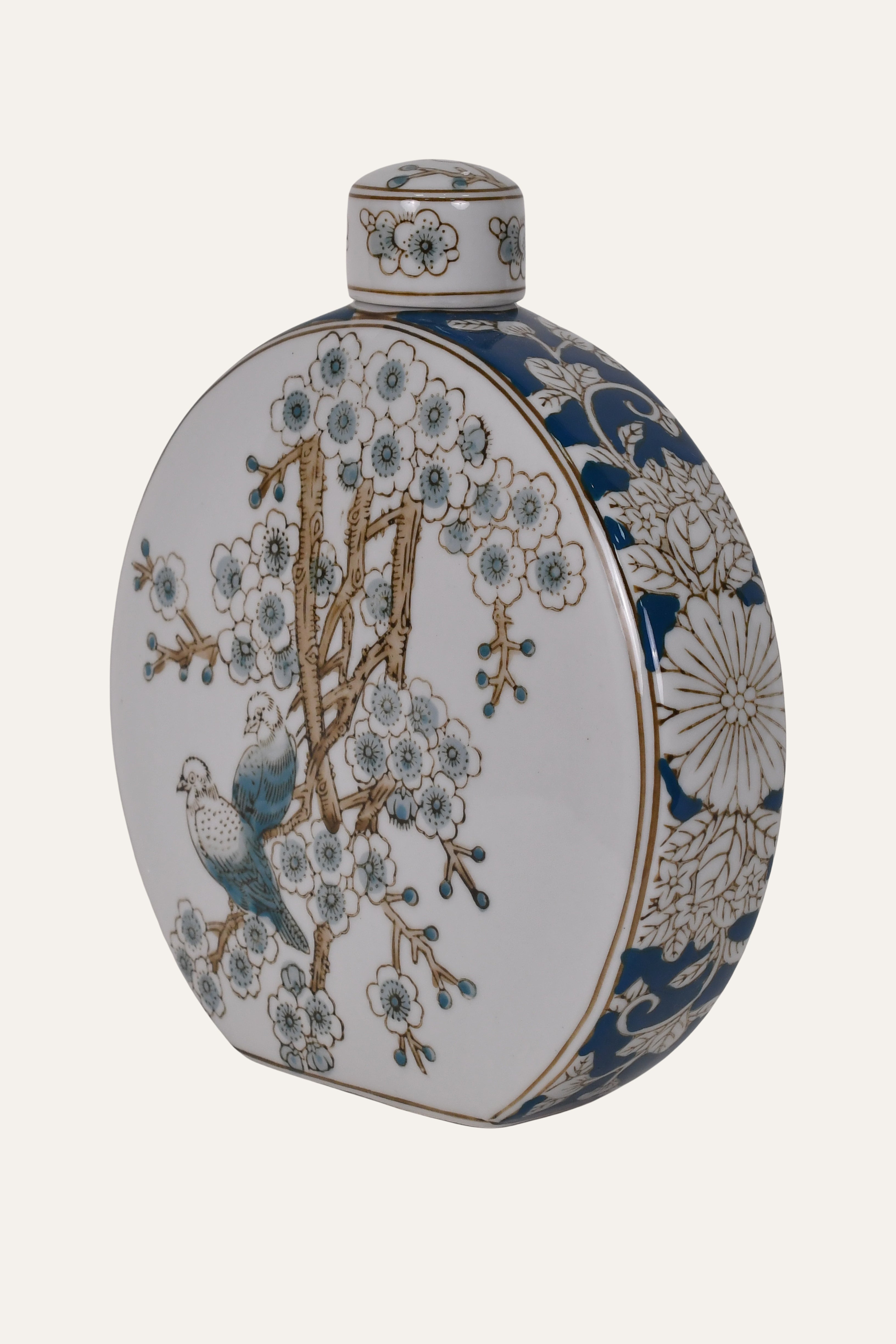 Decorative Porcelain Lidded Jar