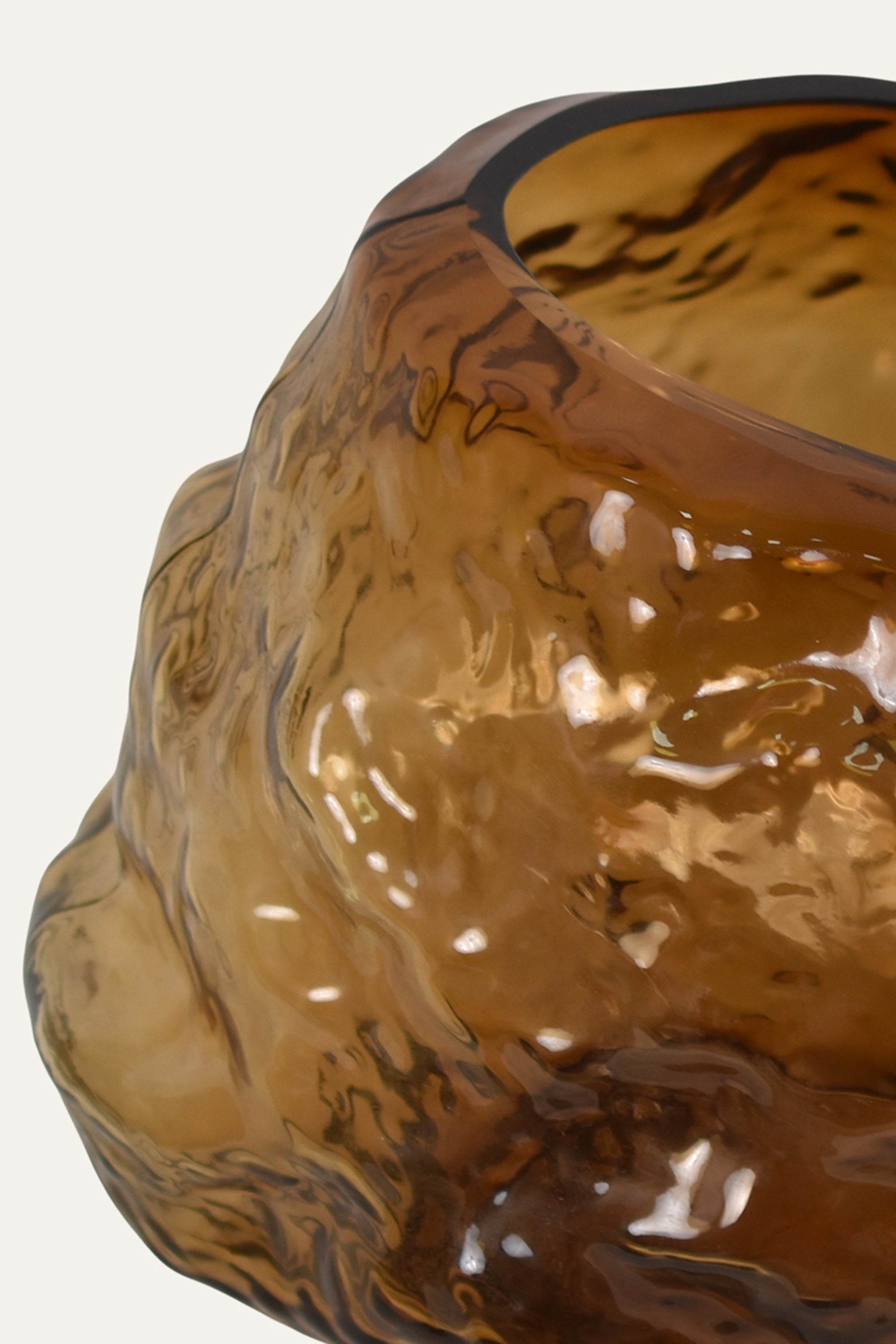 Decorative Colored Glass Pot