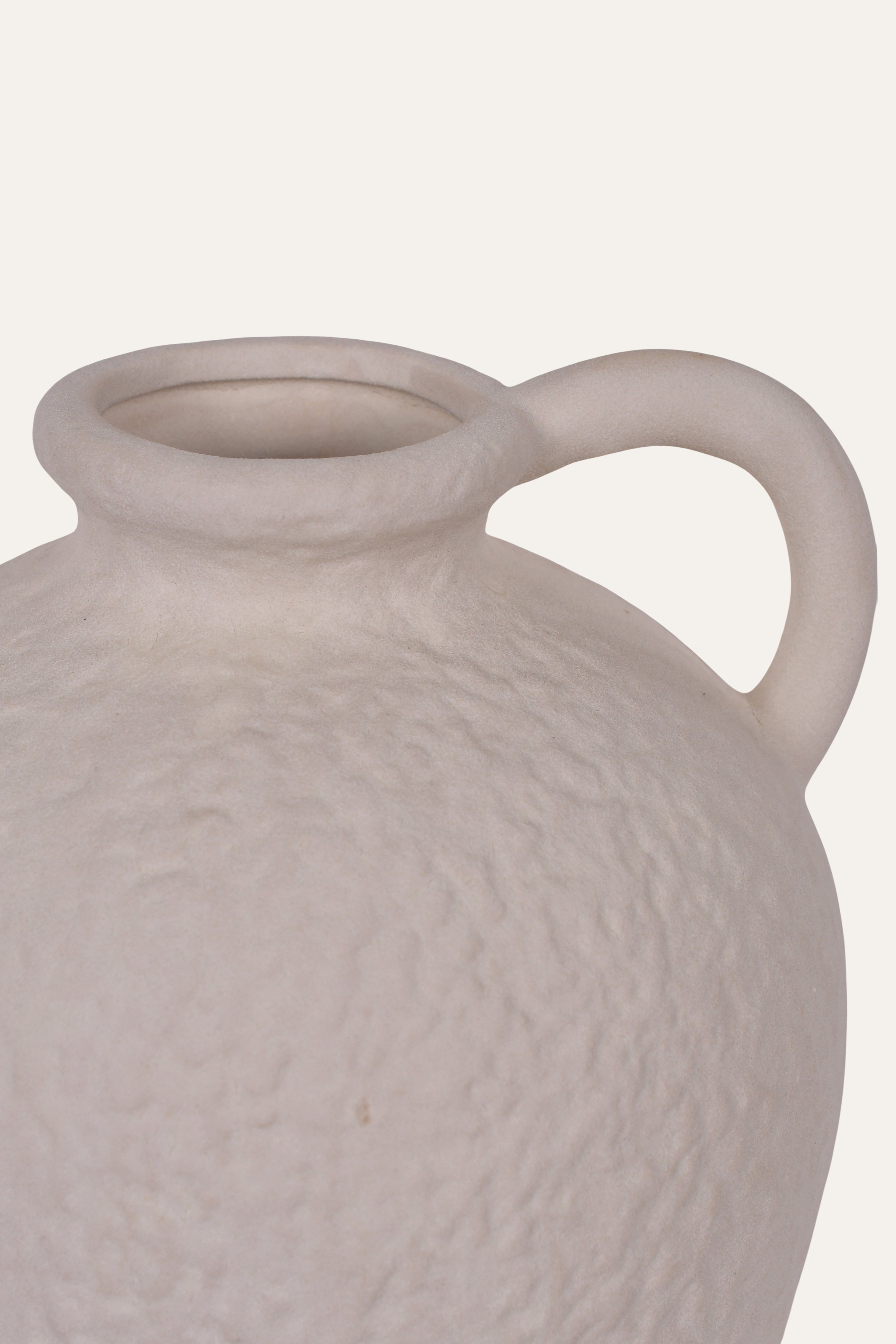 Cream Ceramic Pot