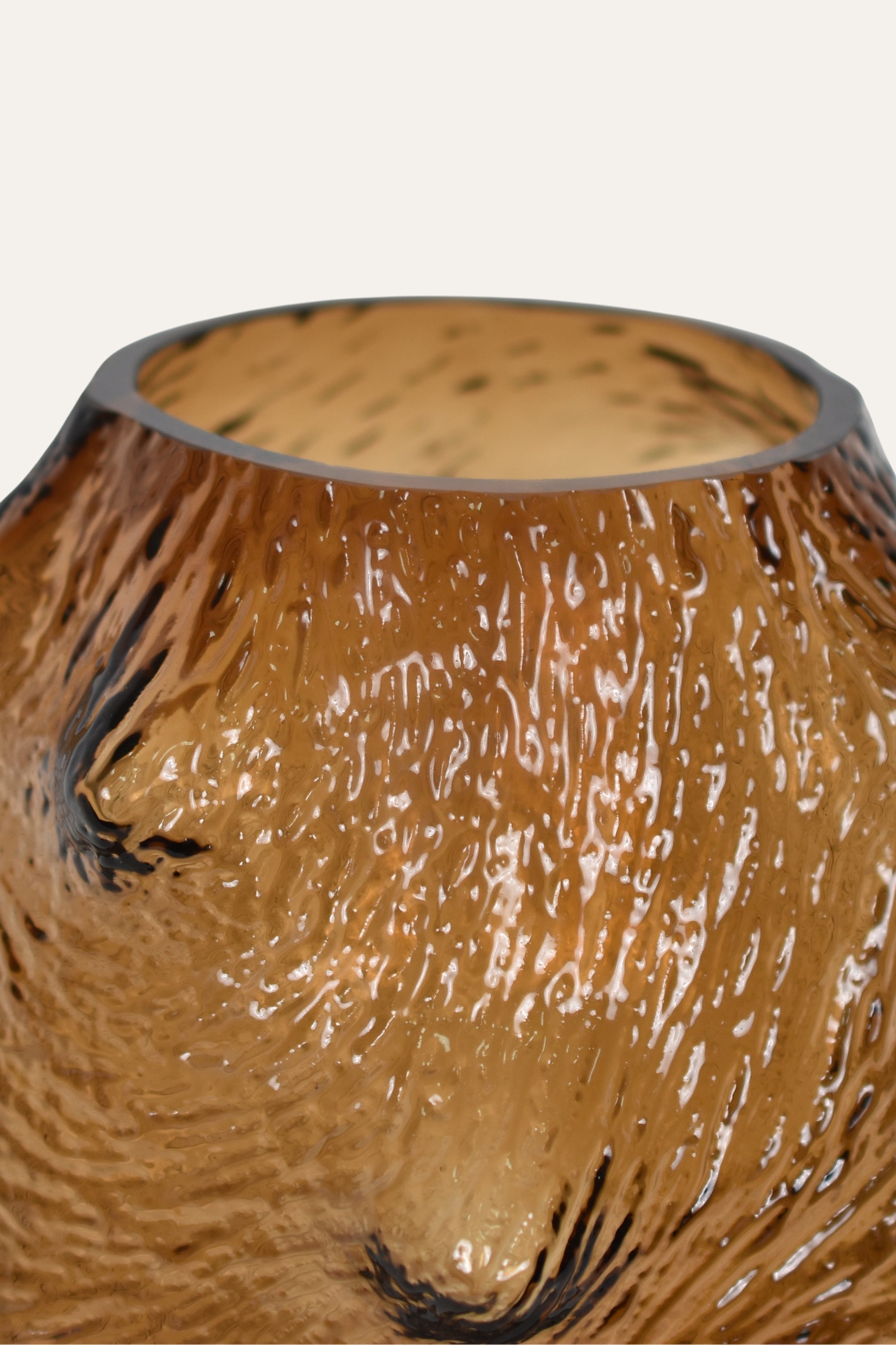 Smoke Glass Vase