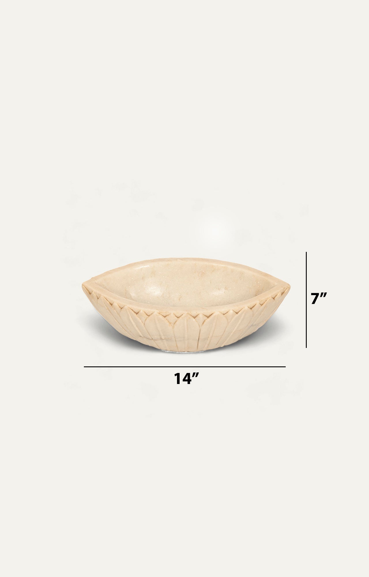 Vintage Boat Shaped Tray_size