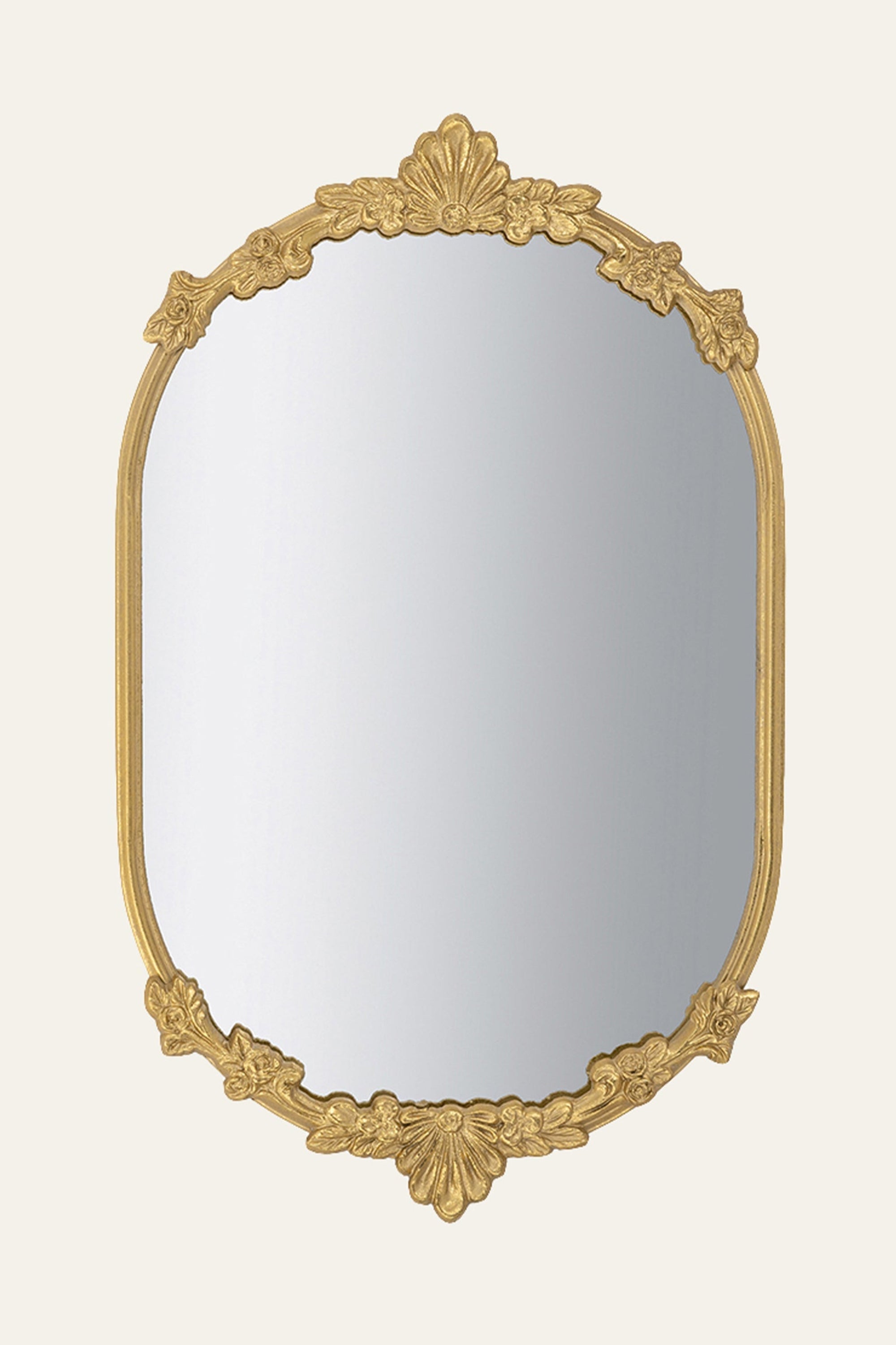Vintage Gold Metal Mirror for Luxury Home Decor