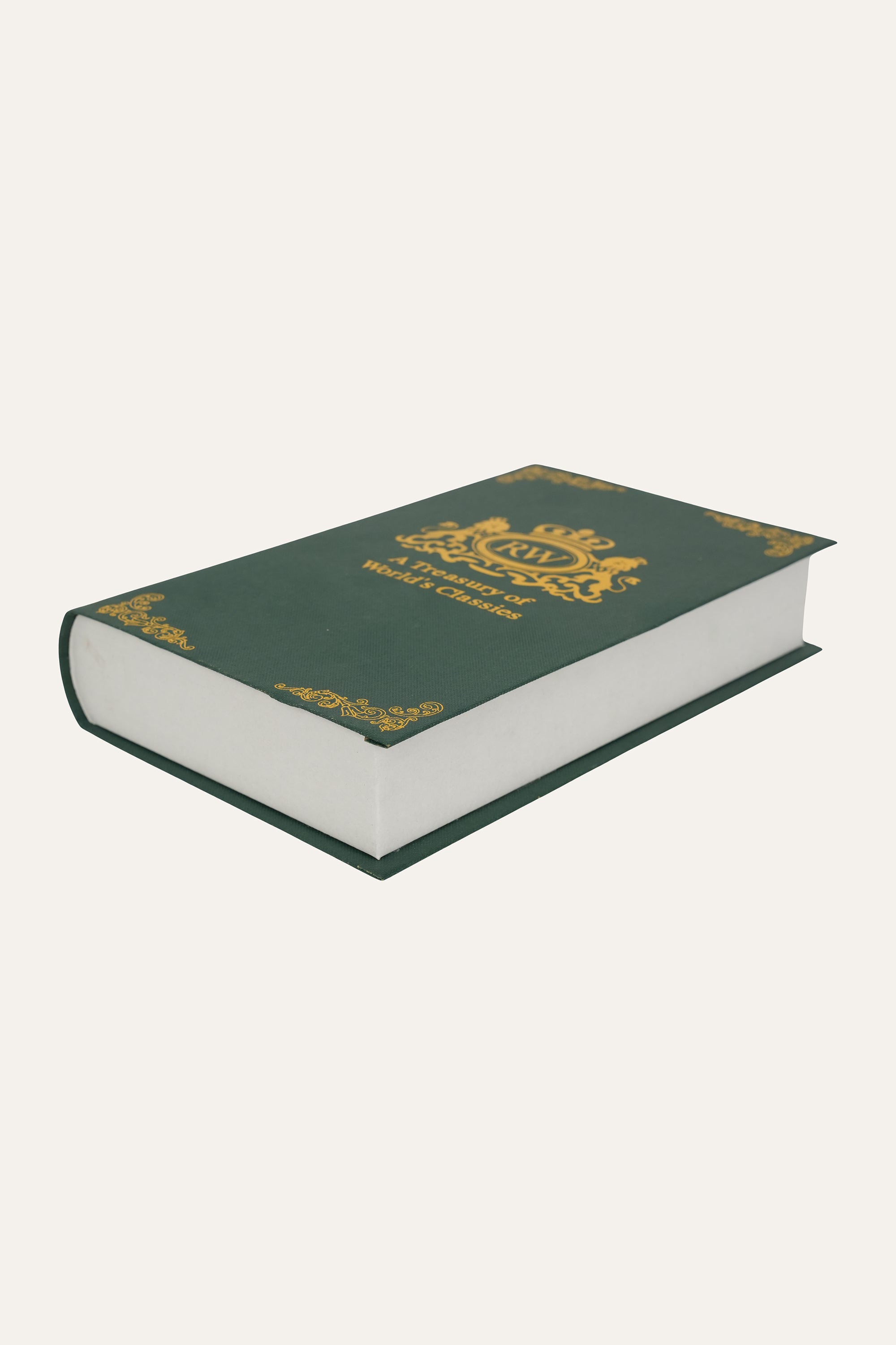 Vintage Green Decorative Book
