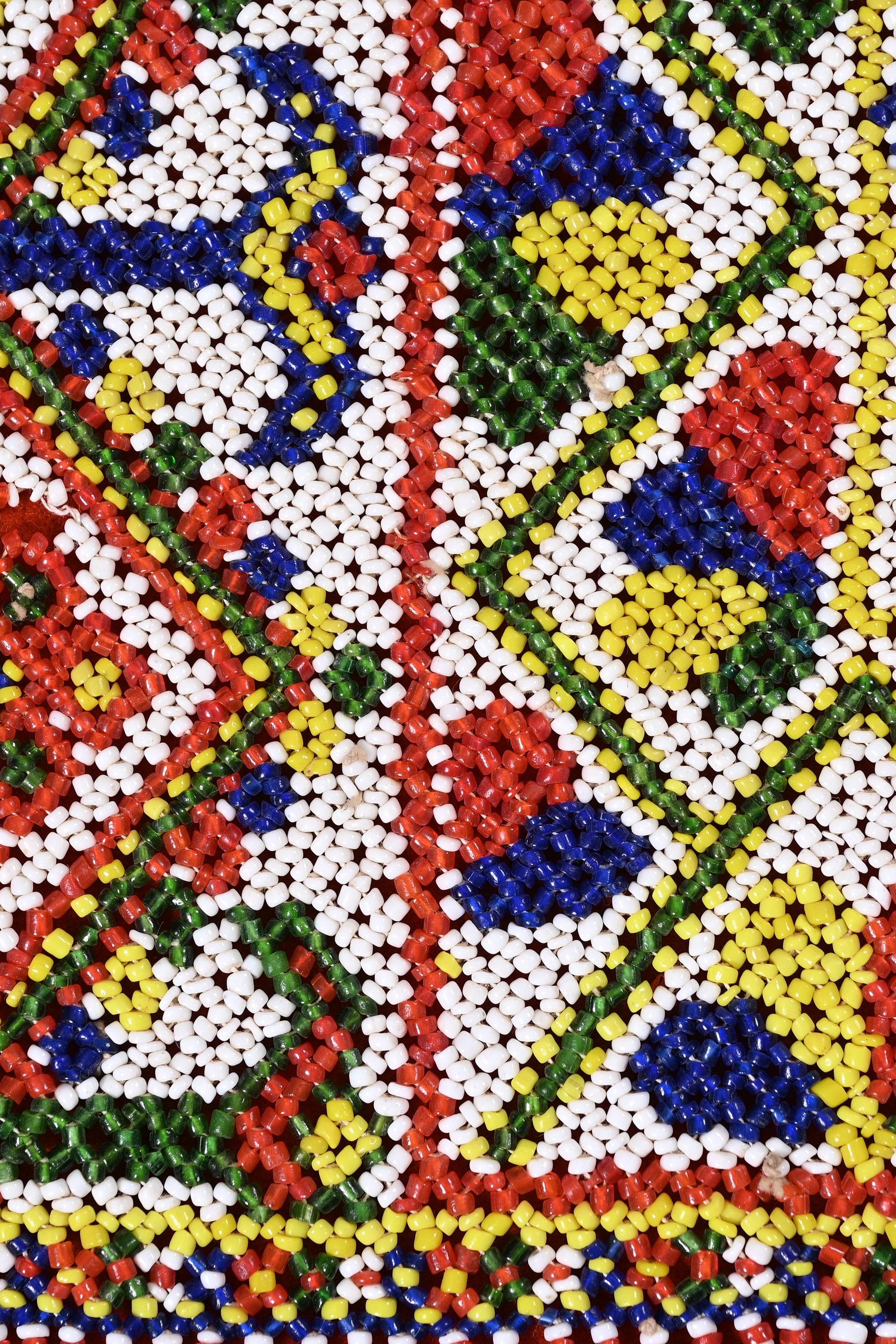 Vintage Gujarati Bead Embroidered Textile Decor