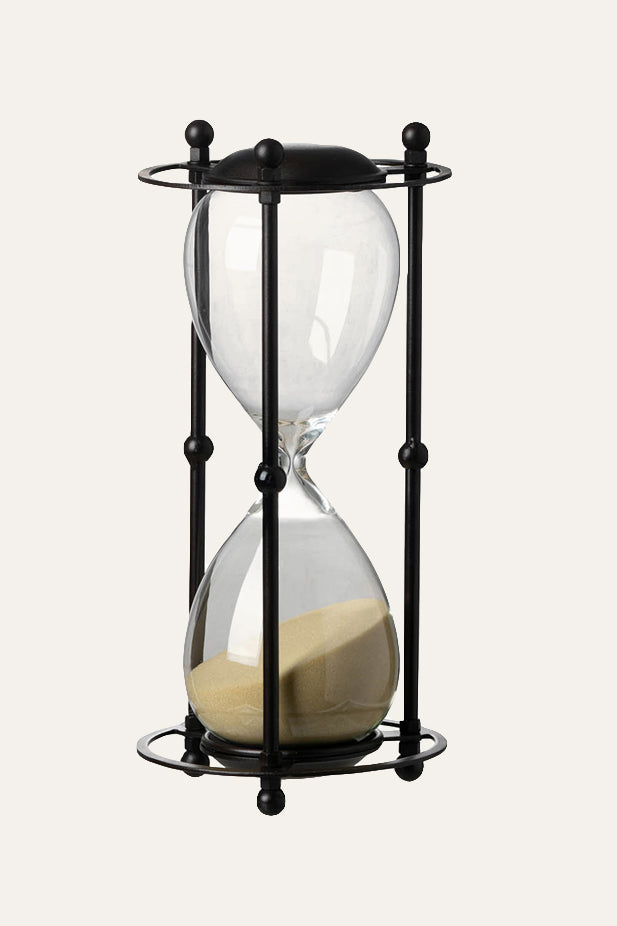 Vintage Hourglass Glass Timer