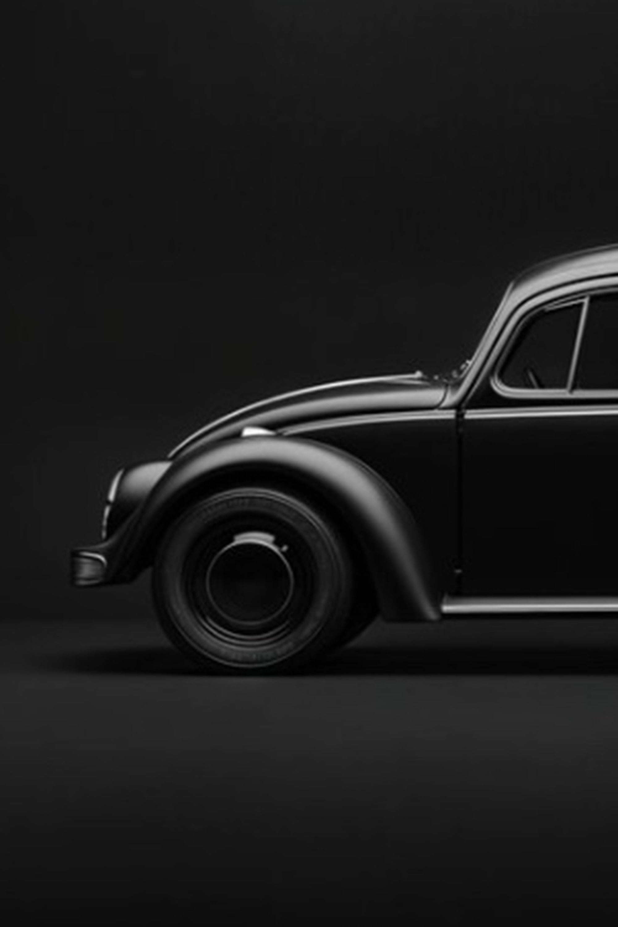 Vintage Volkswagen Beetle wall art for living room