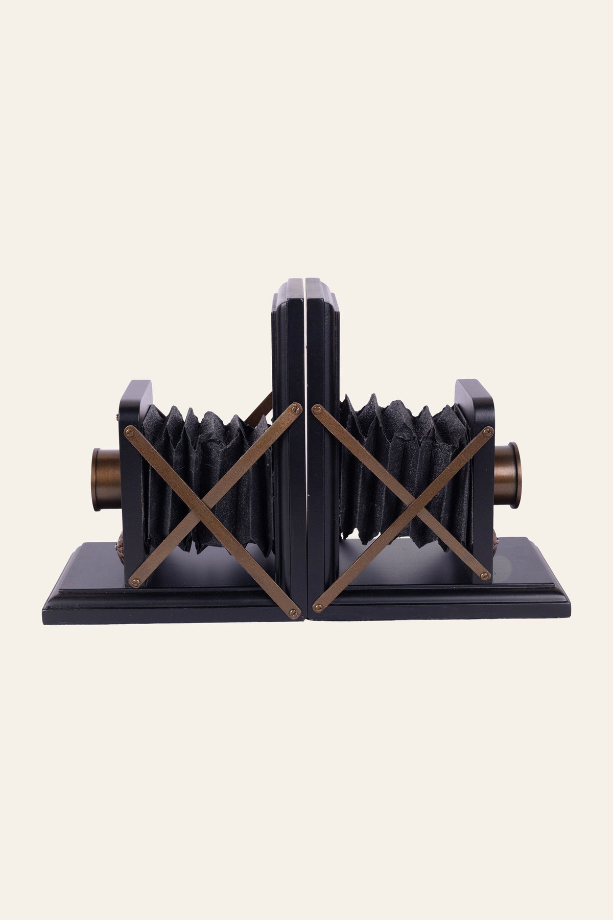 Vintage camera bookends set of 2
