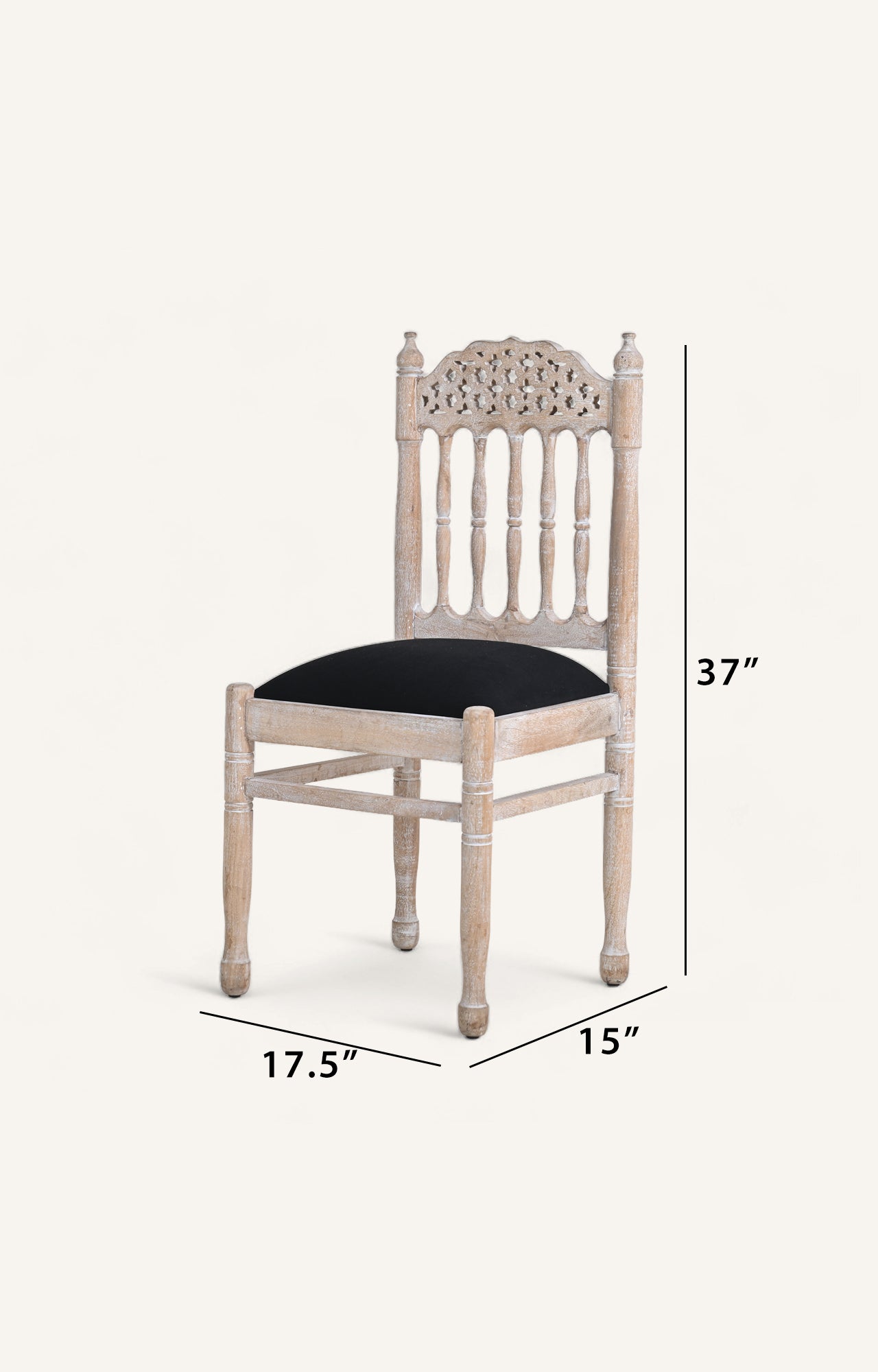 Vintage dining chair_size