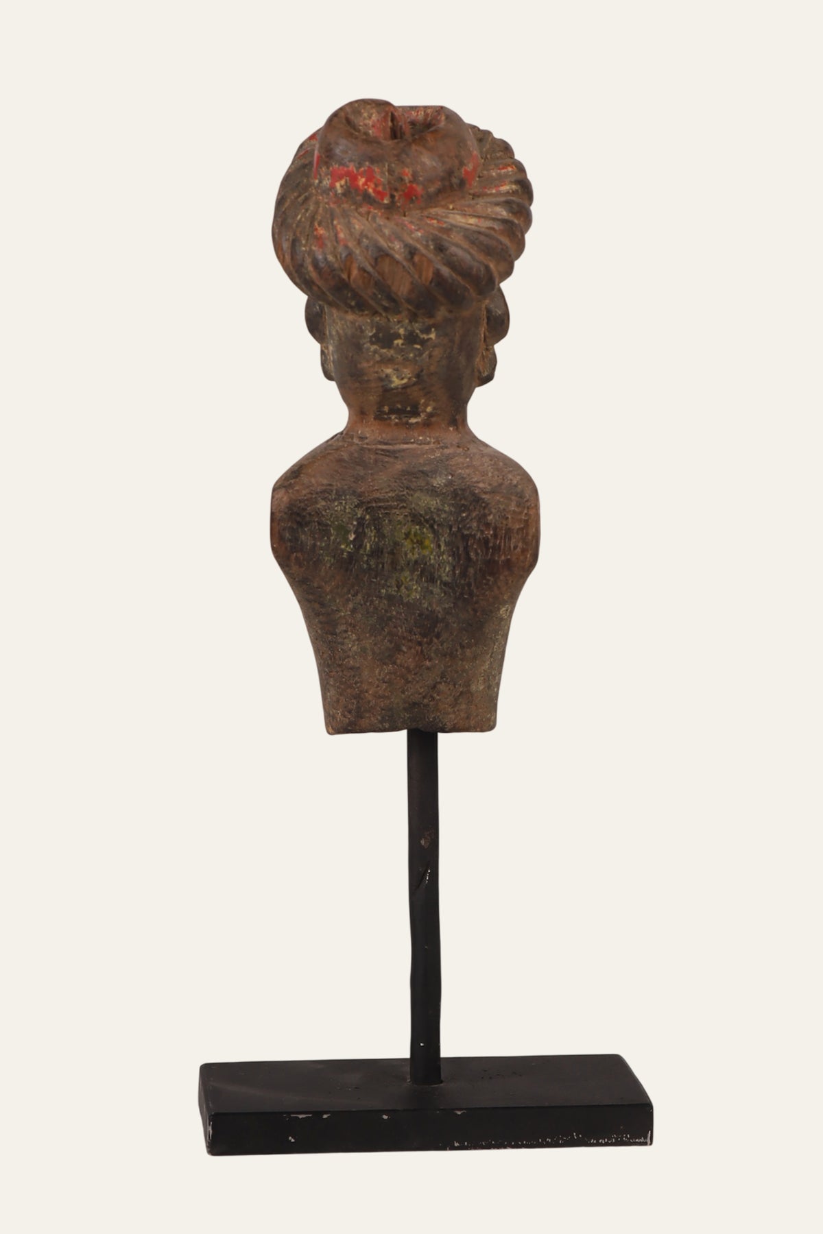 Vintage male bust statue for home decor