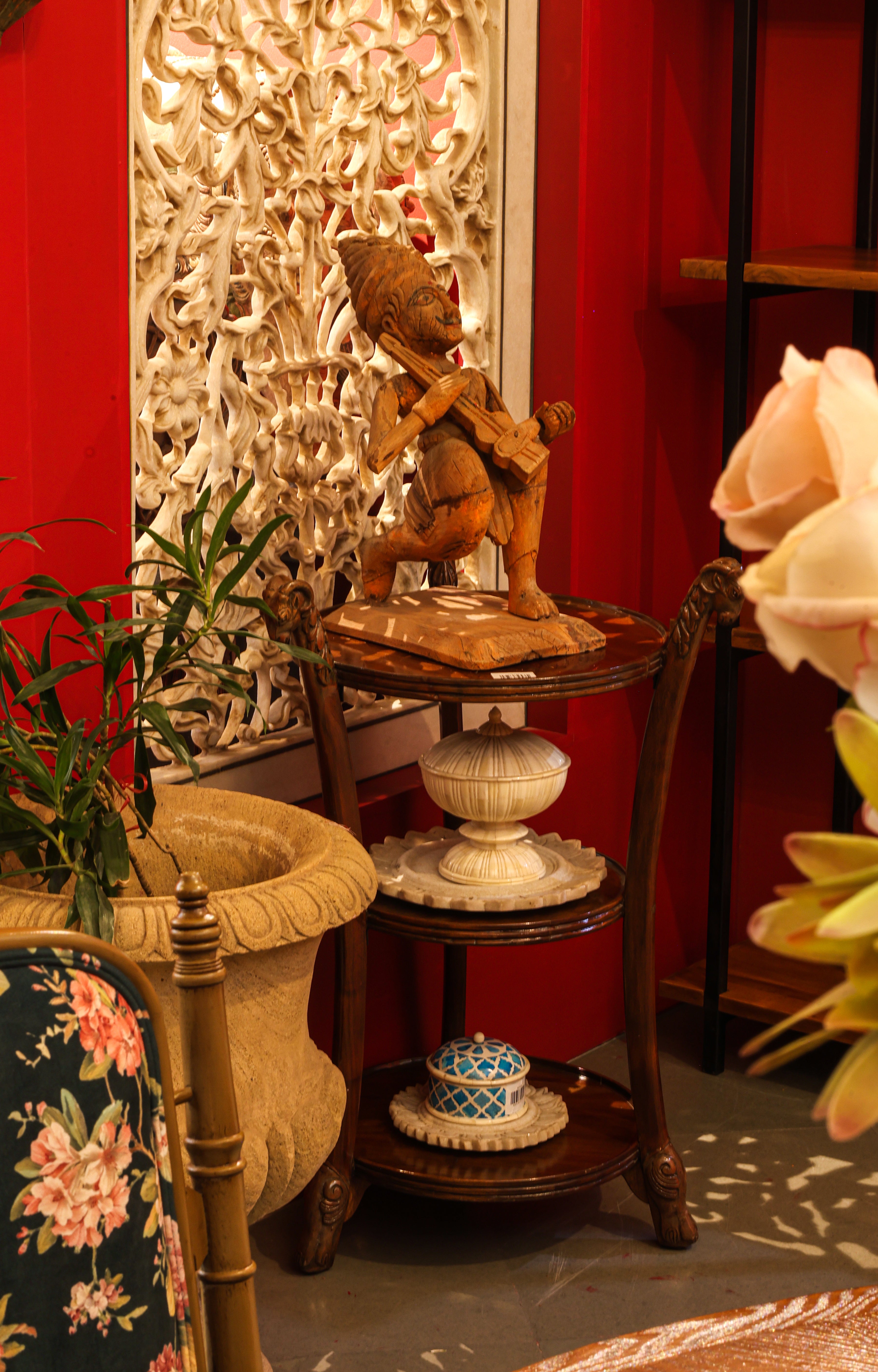 Hanuman's Wooden Figurine