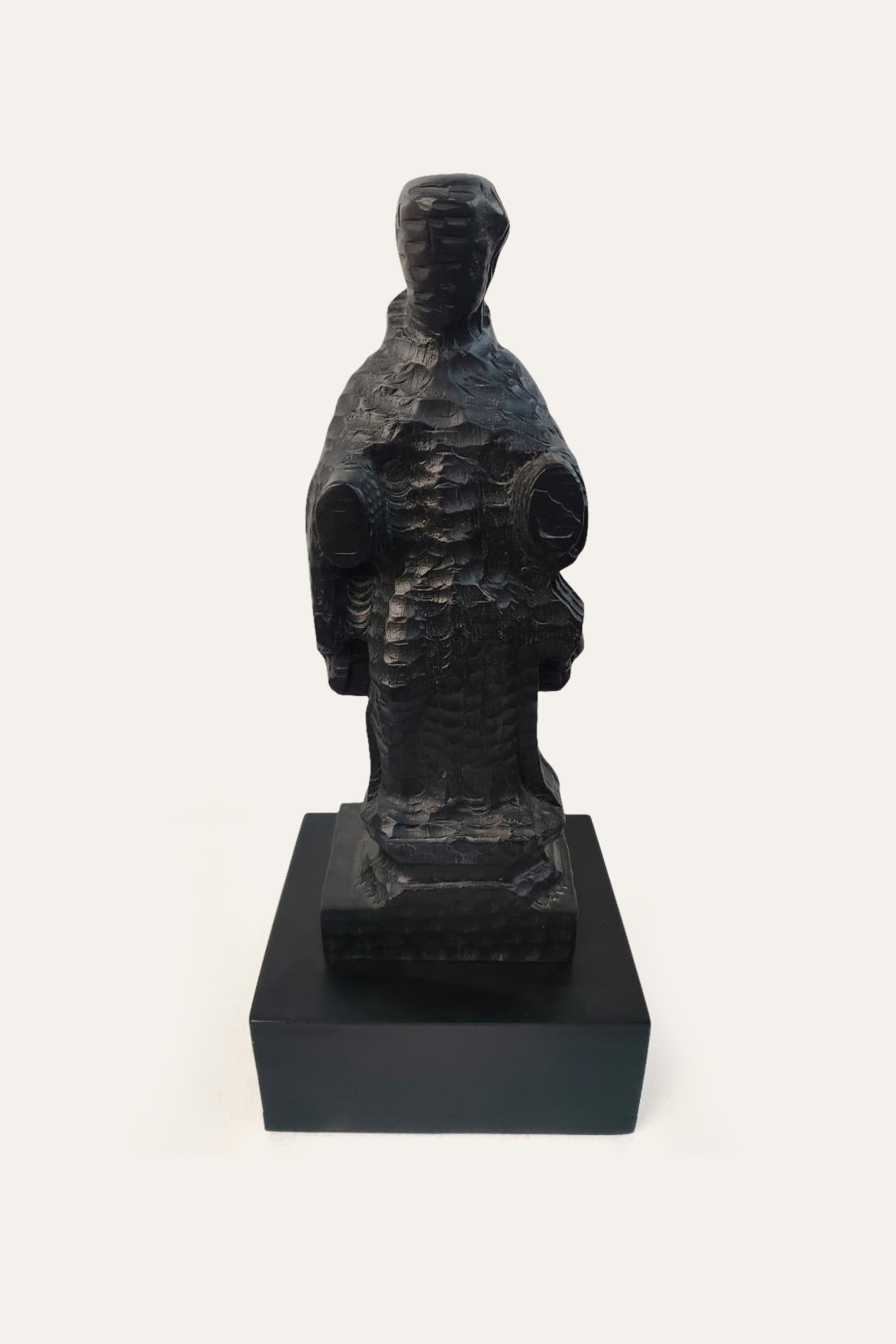 No Face Wooden Sculpture
