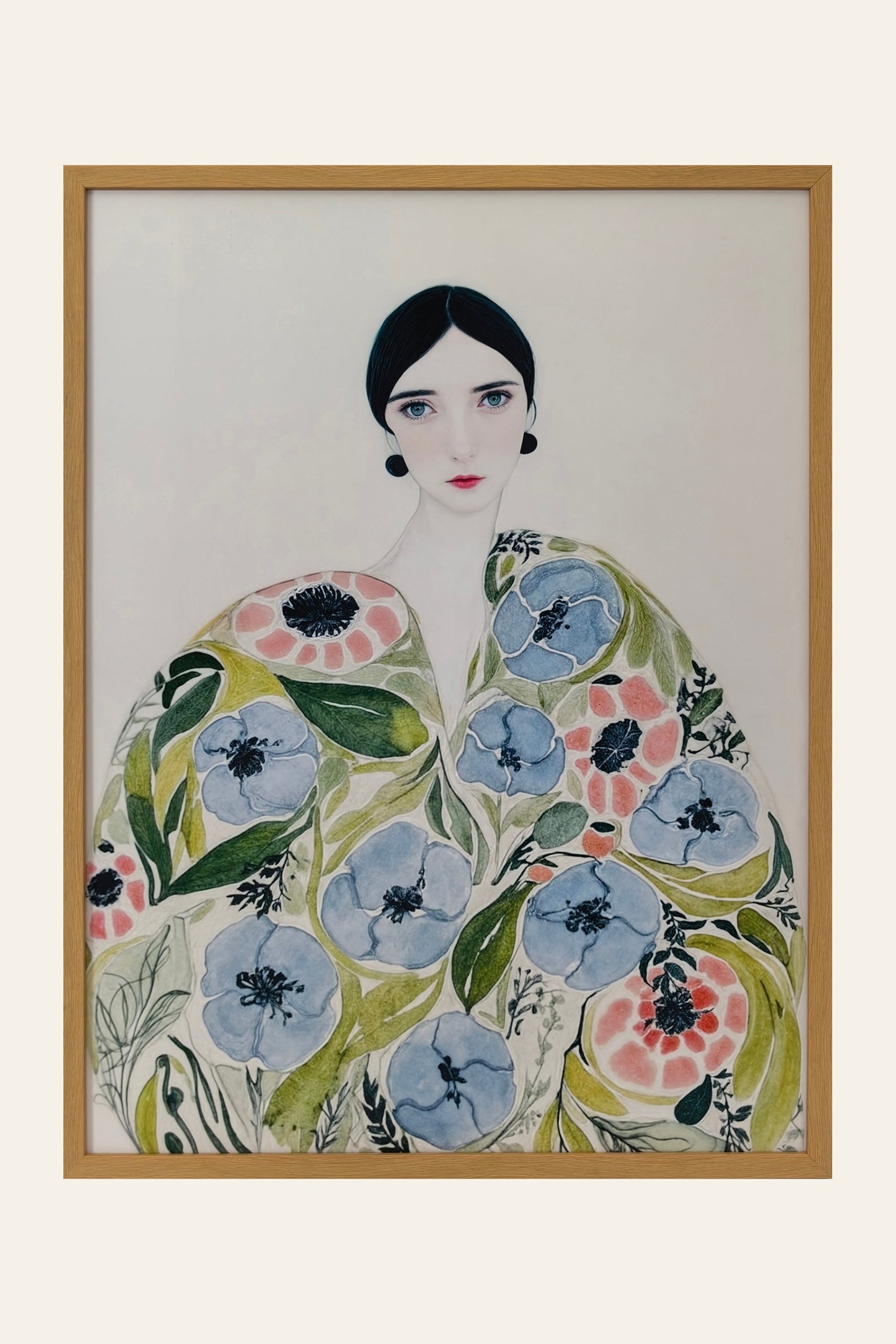 Woman in Bloom Portrait