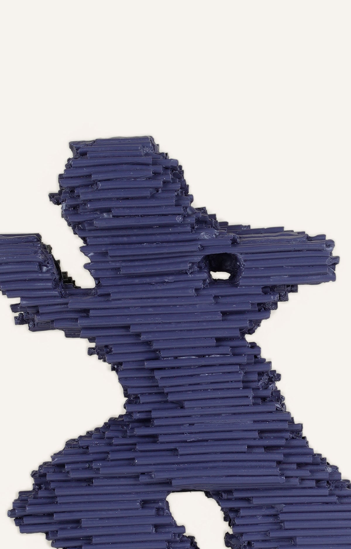 abstract running man sculpture for home decor