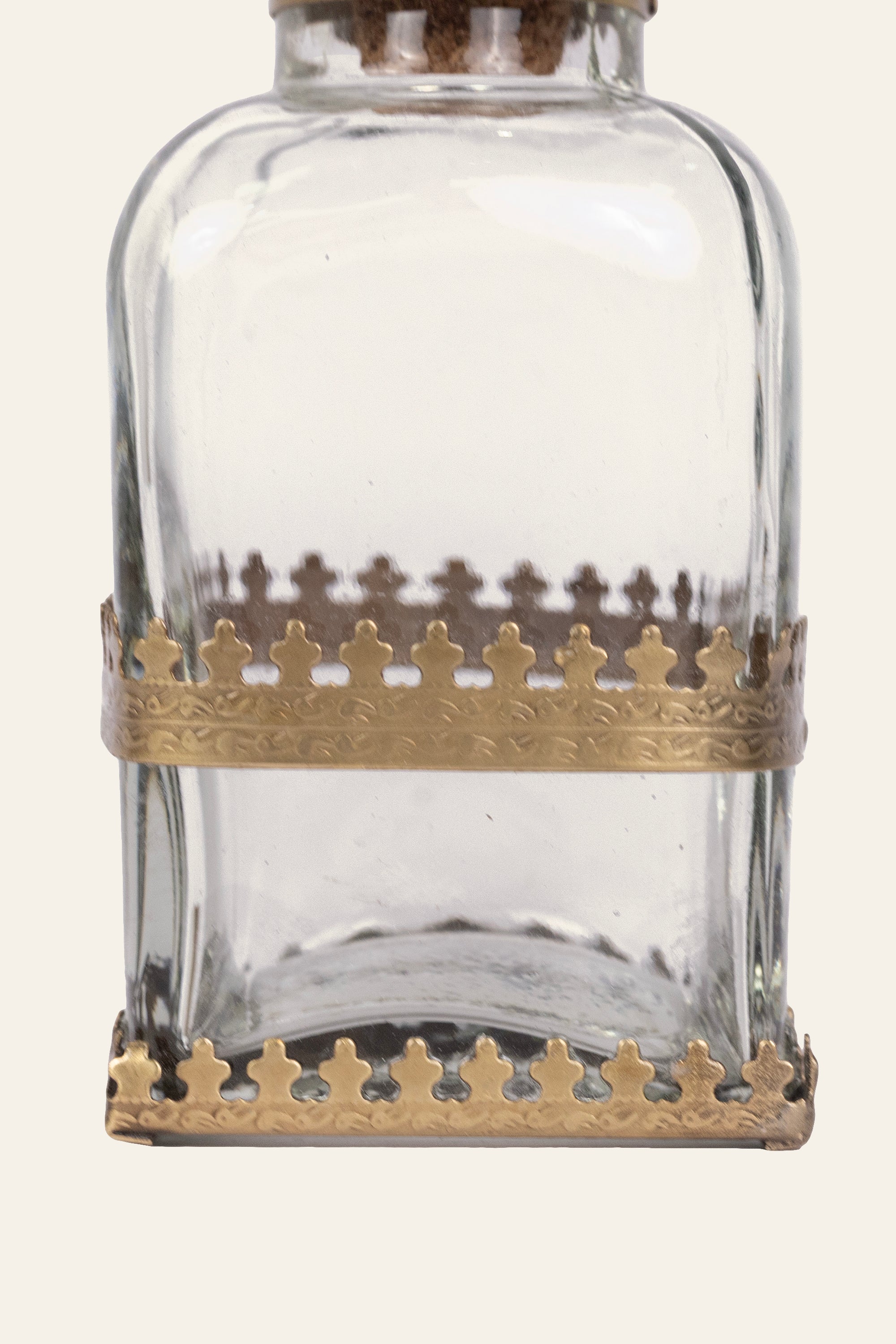 antique brass perfume bottle