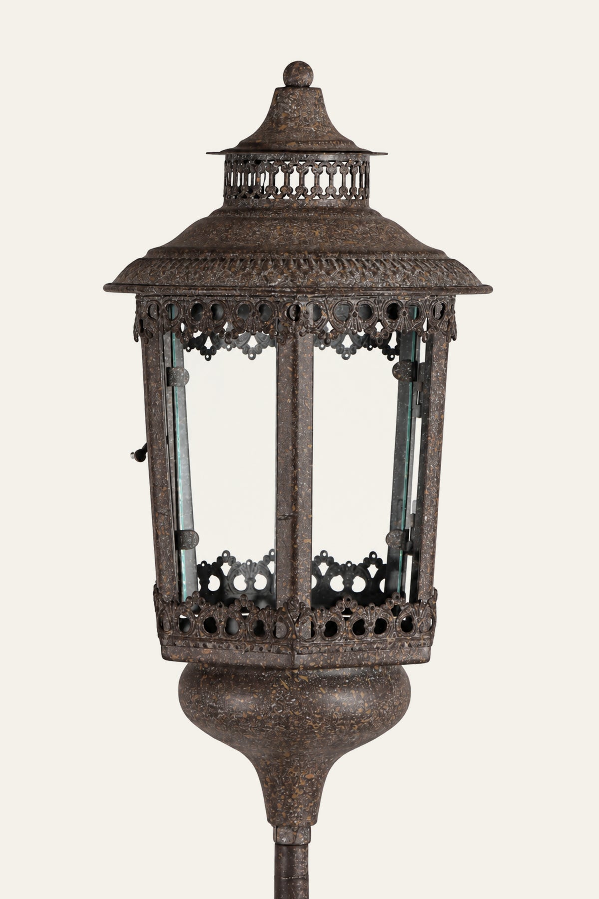 antique floor candle holder