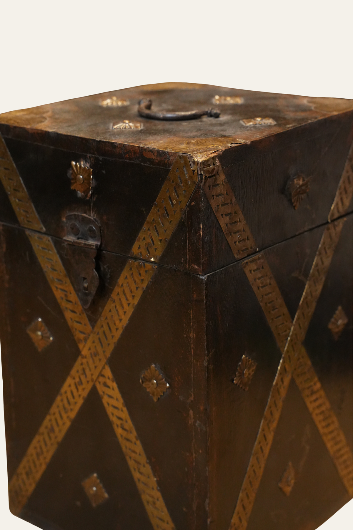 antique wooden storage box