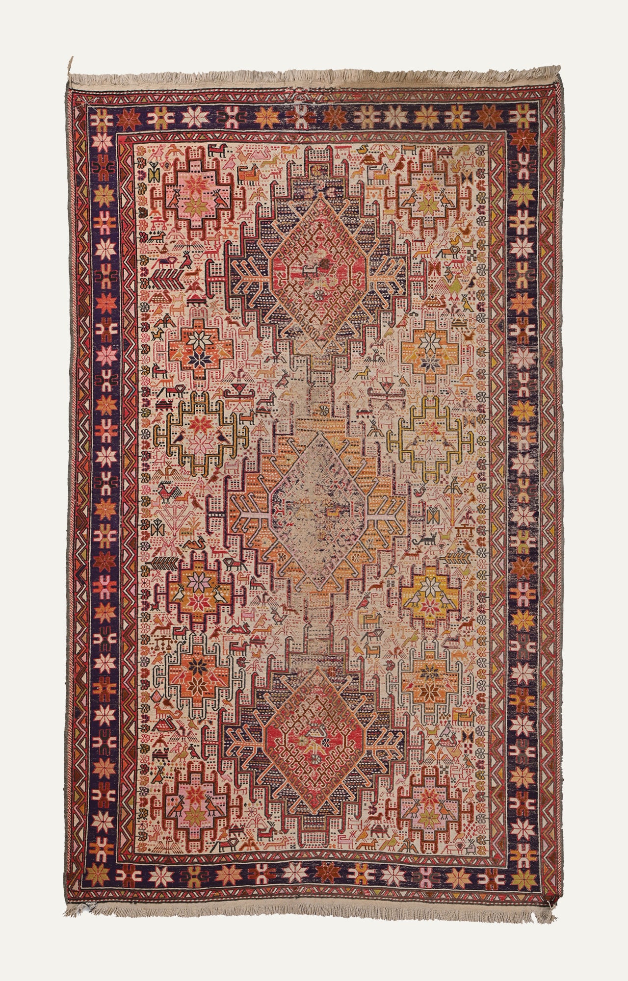 beautifully distressed carpet