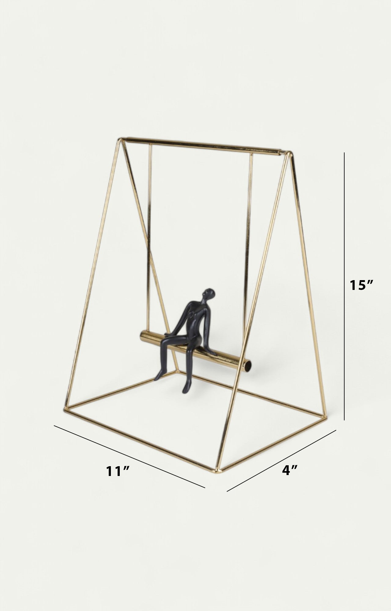 The Golden Swing Modern Décor – Set of 2