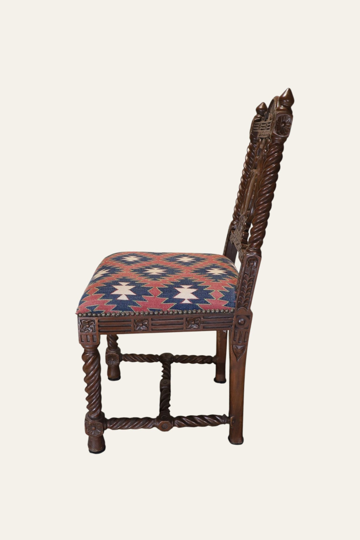 carved study chair for home