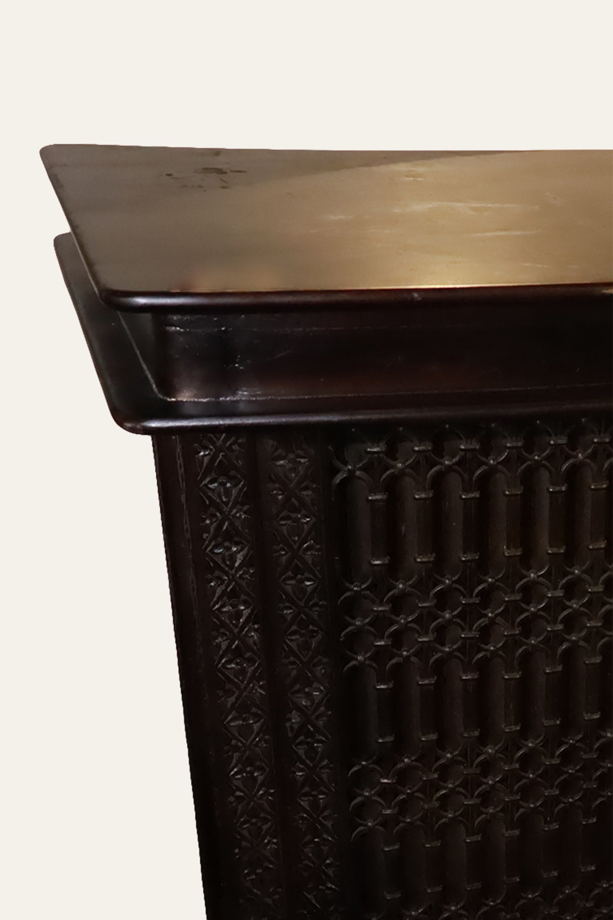 carved wood home bar cabinet