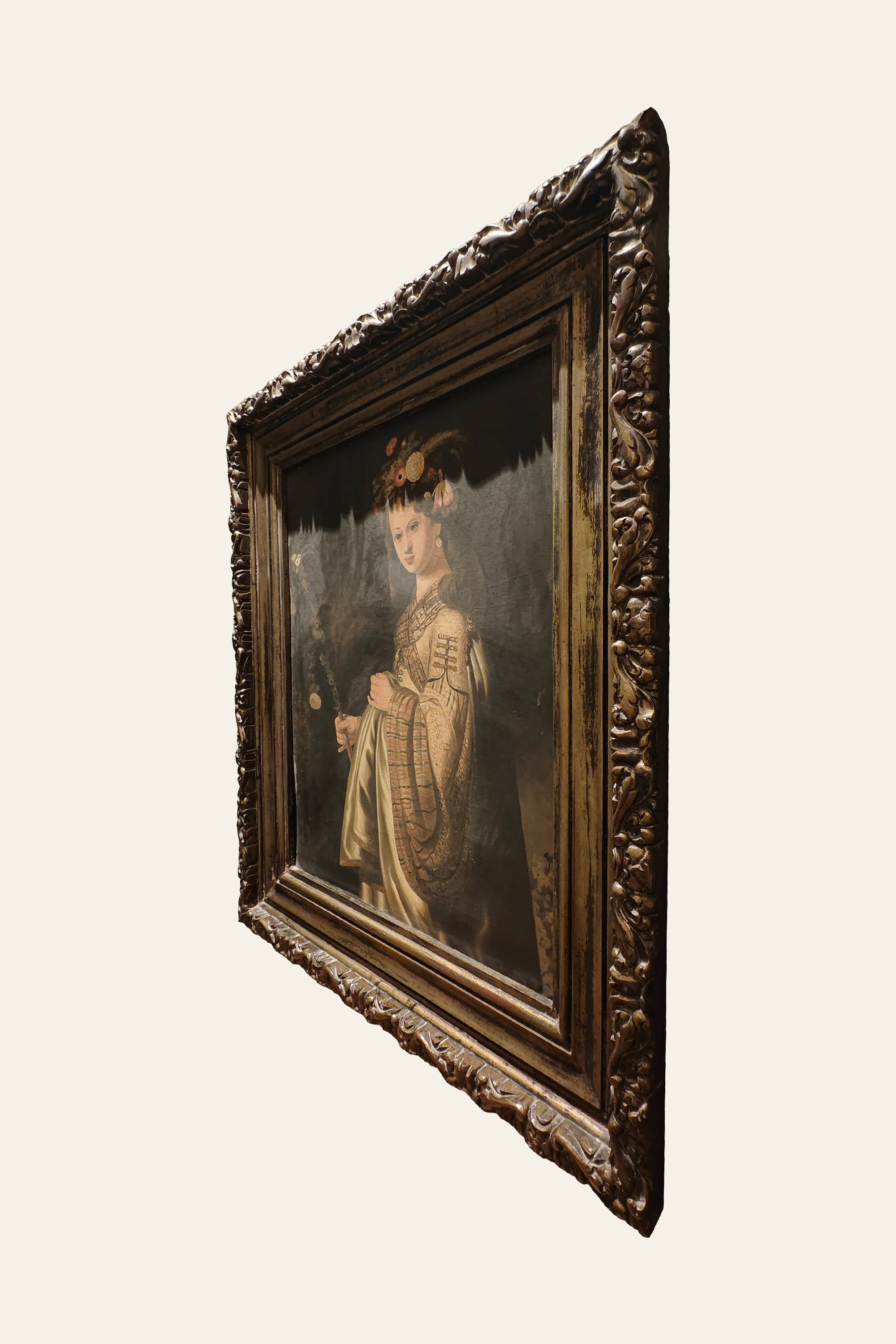 classical goddess oil painting for living room