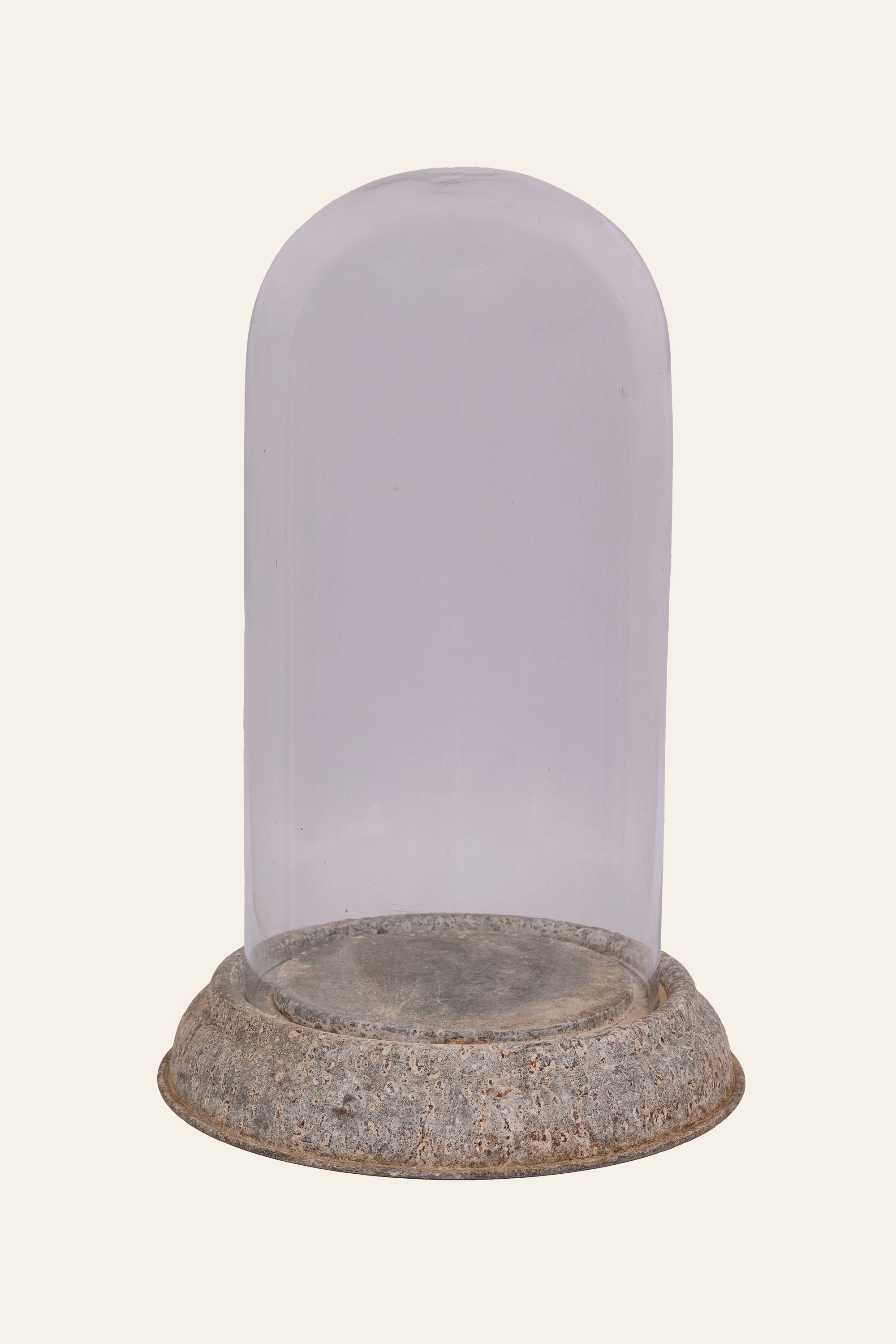 clear glass cloche dome for tabletop décor