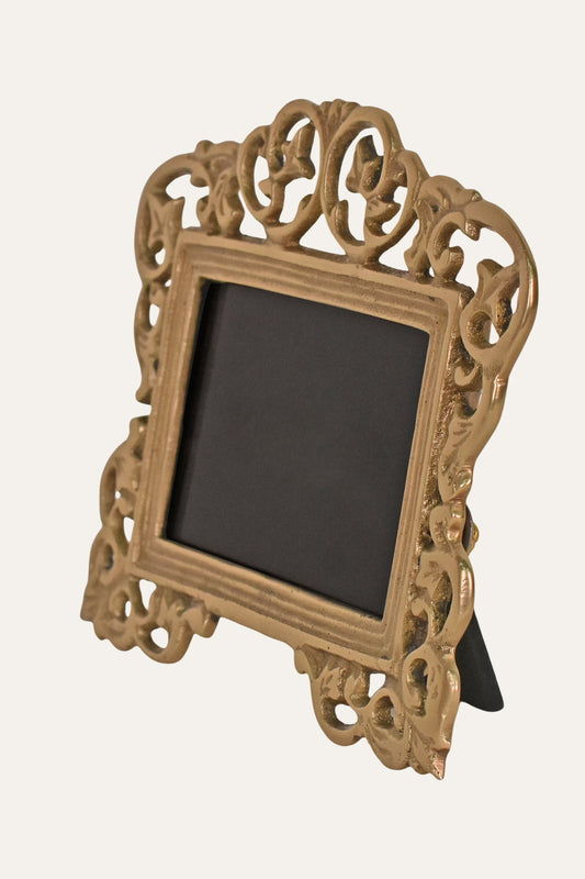decorative brass photo frame